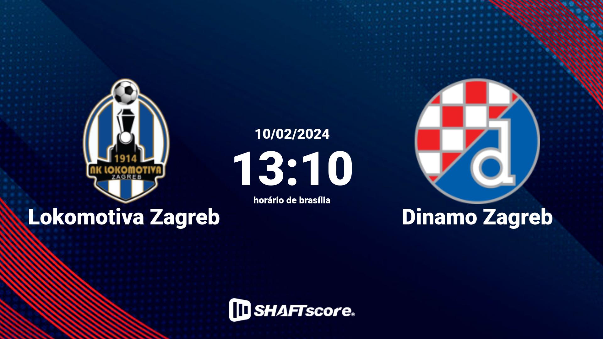 Estatísticas do jogo Lokomotiva Zagreb vs Dinamo Zagreb 10.02 13:10