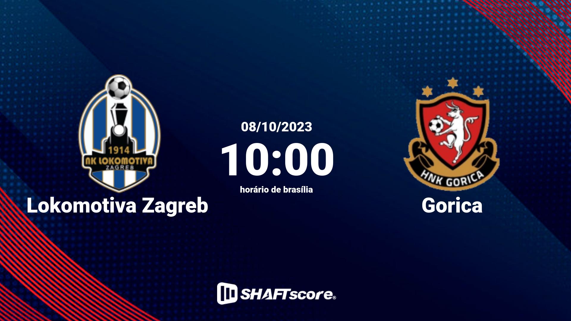 Estatísticas do jogo Lokomotiva Zagreb vs Gorica 08.10 10:00