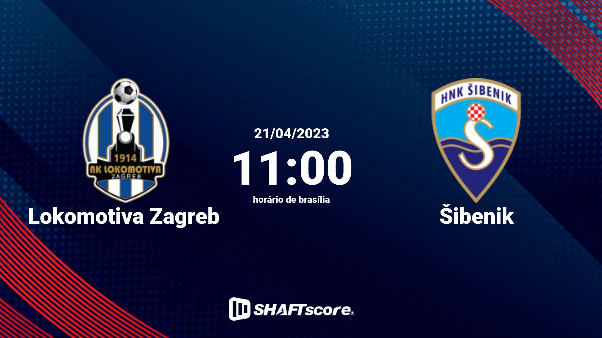 Estatísticas do jogo Lokomotiva Zagreb vs Šibenik 21.04 11:00