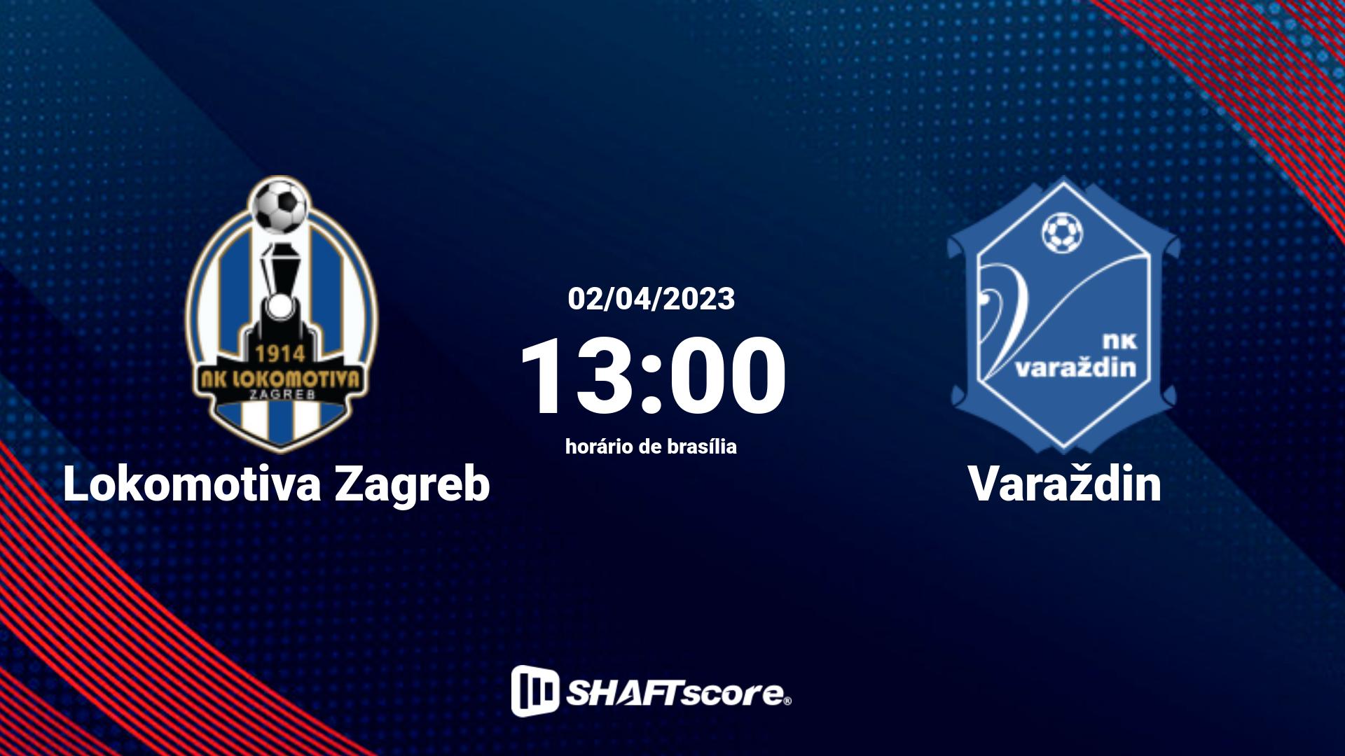 Estatísticas do jogo Lokomotiva Zagreb vs Varaždin 02.04 13:00