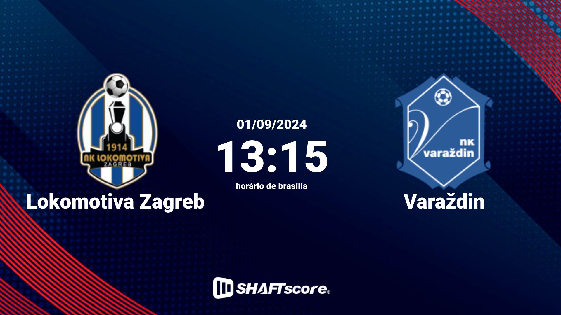 Estatísticas do jogo Lokomotiva Zagreb vs Varaždin 01.09 13:15