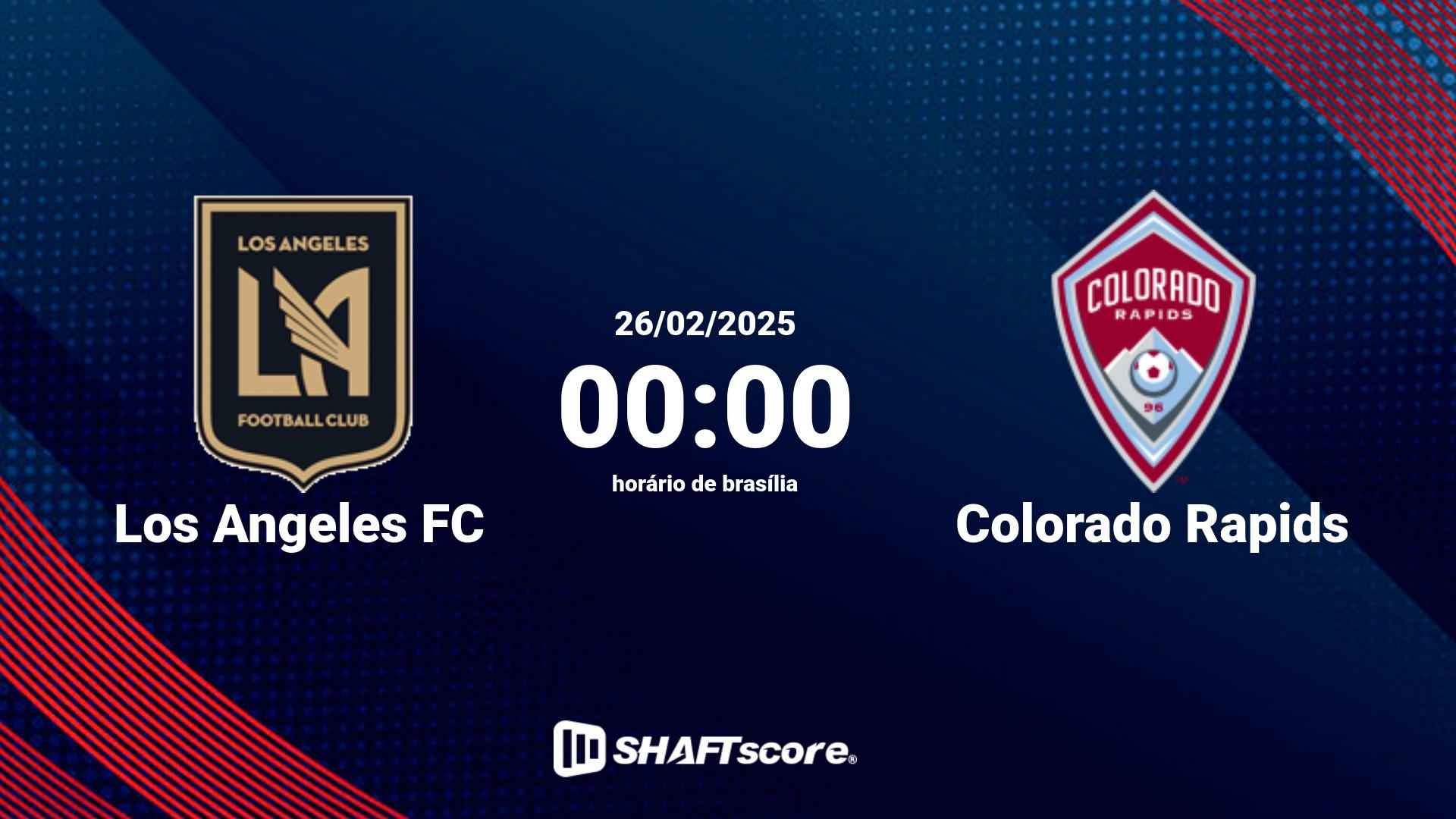 Estatísticas do jogo Los Angeles FC vs Colorado Rapids 26.02 00:00