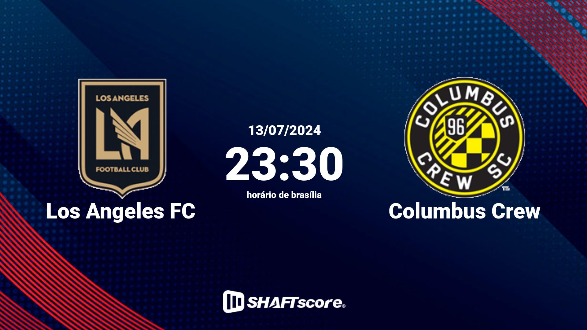 Estatísticas do jogo Los Angeles FC vs Columbus Crew 13.07 23:30