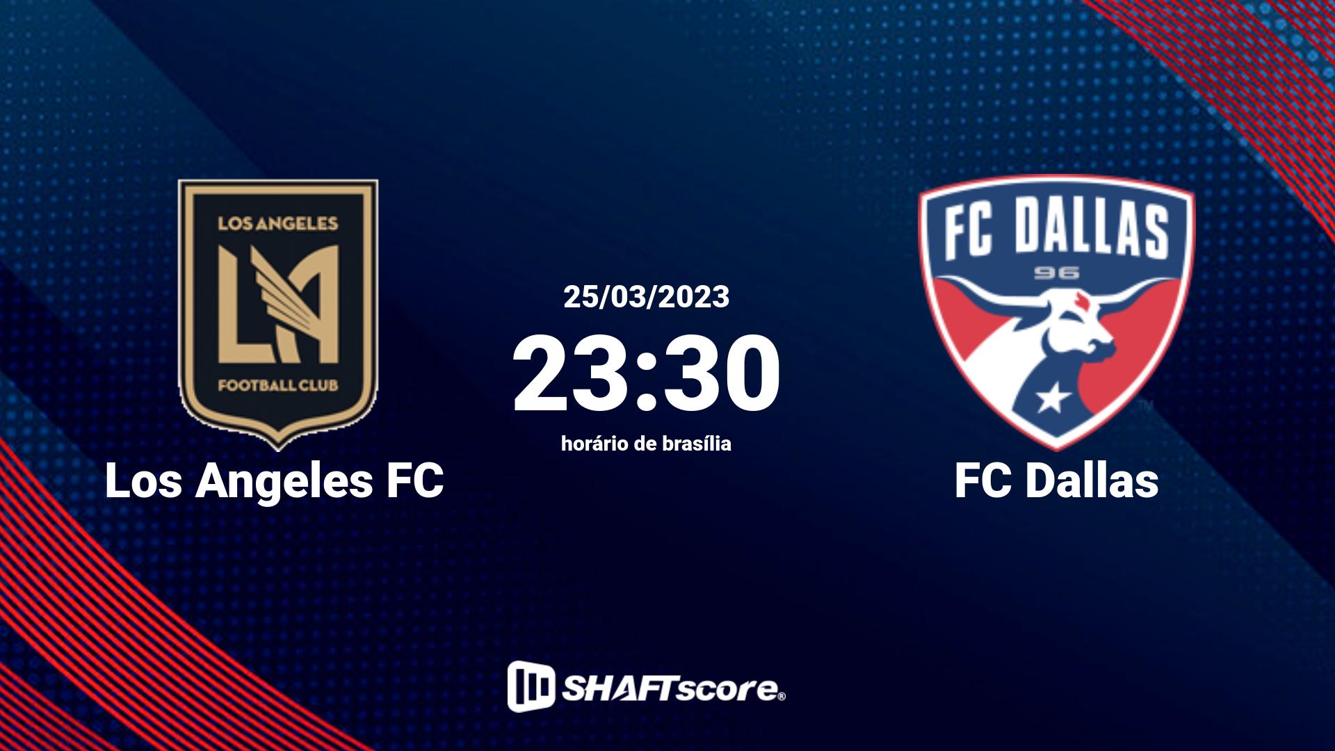 Estatísticas do jogo Los Angeles FC vs FC Dallas 25.03 23:30