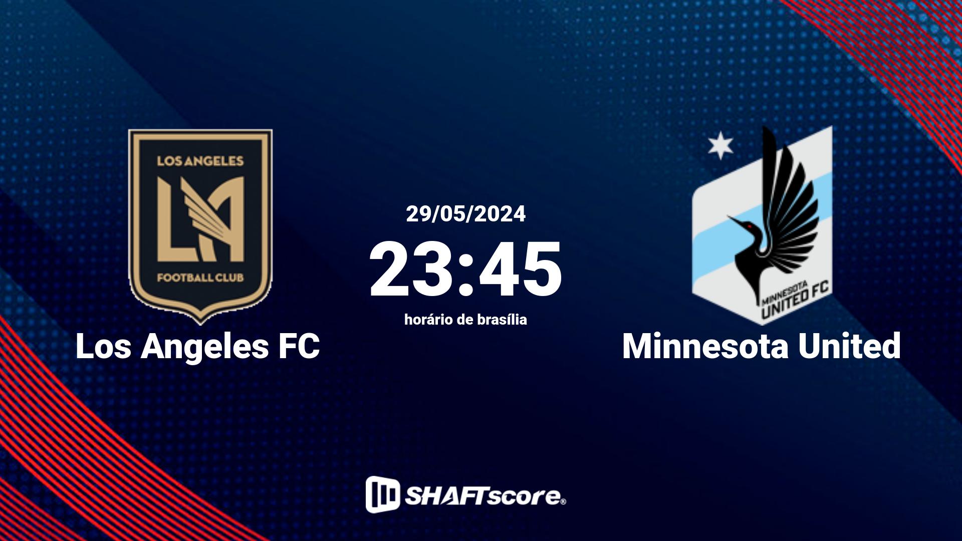 Estatísticas do jogo Los Angeles FC vs Minnesota United 29.05 23:45