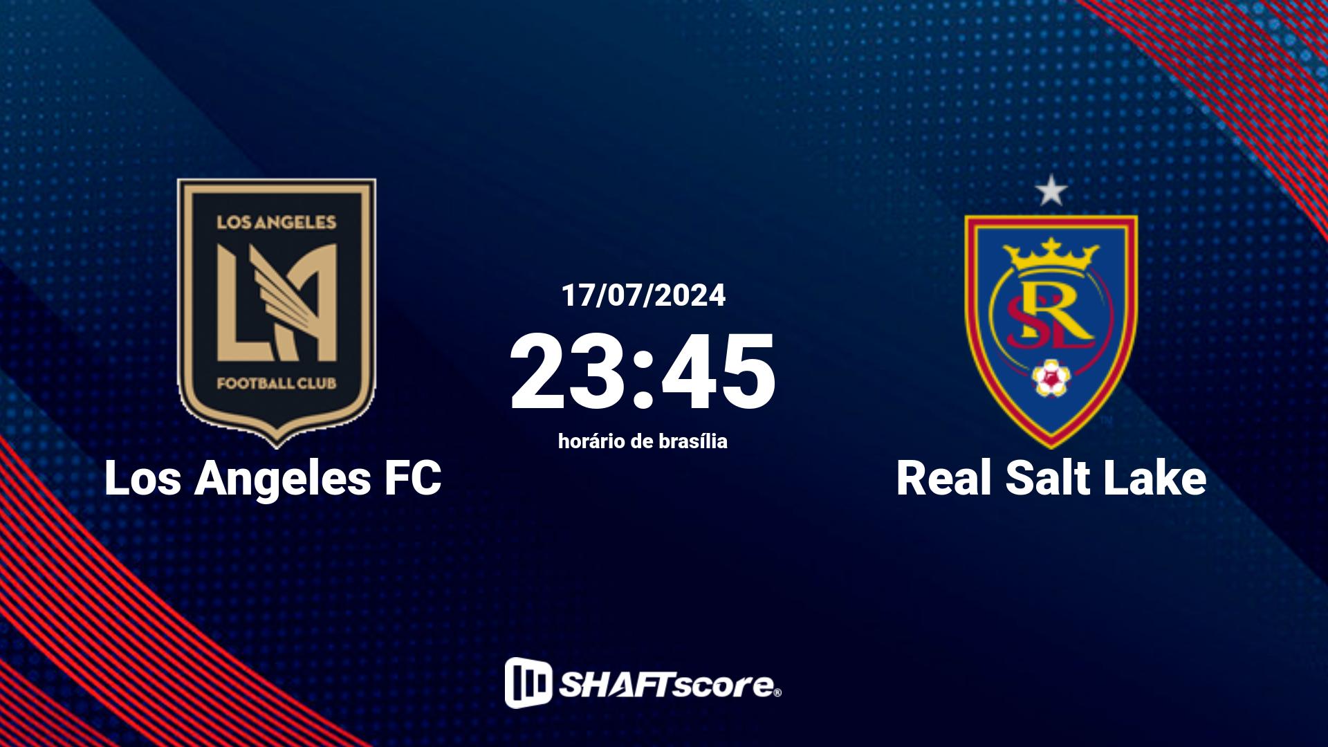 Estatísticas do jogo Los Angeles FC vs Real Salt Lake 17.07 23:45