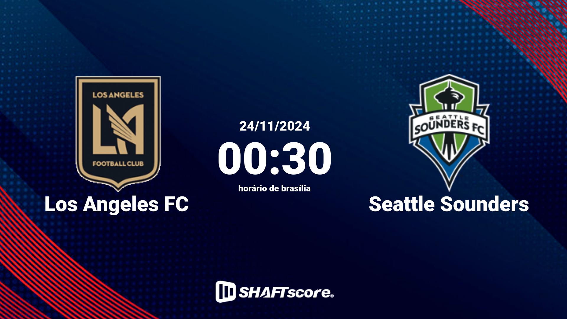 Estatísticas do jogo Los Angeles FC vs Seattle Sounders 24.11 00:30