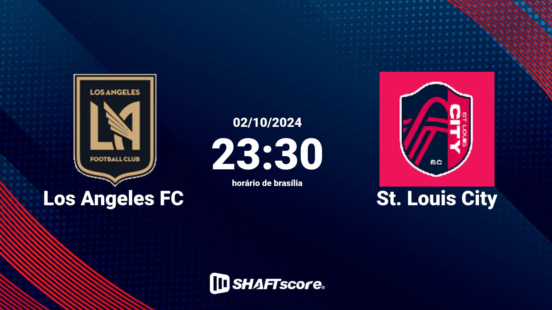 Estatísticas do jogo Los Angeles FC vs St. Louis City 02.10 23:30