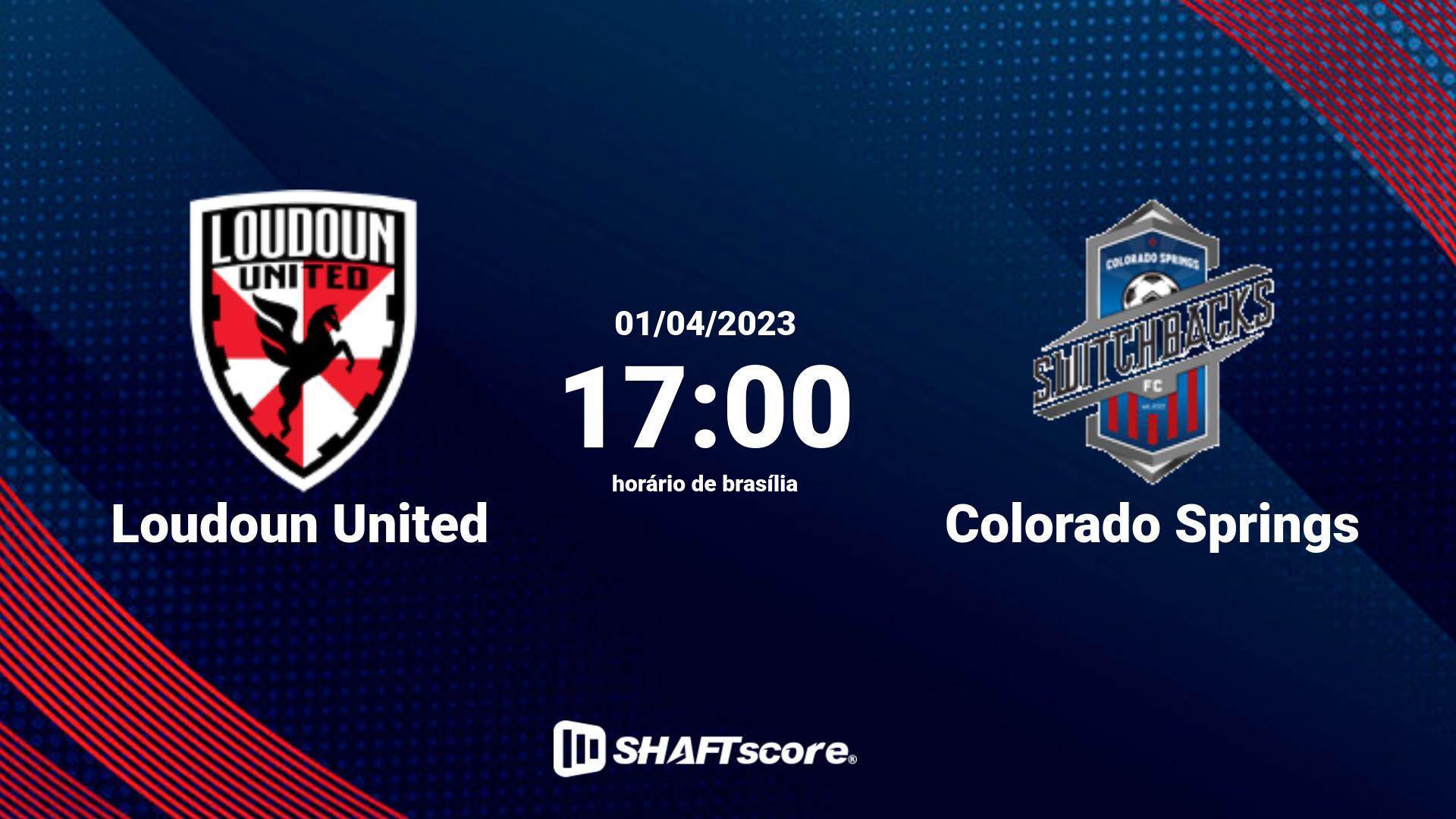 Estatísticas do jogo Loudoun United vs Colorado Springs 01.04 17:00