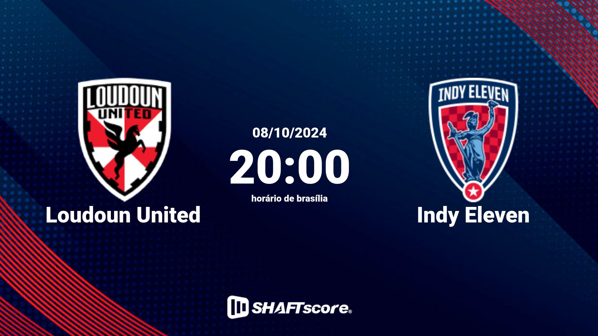 Estatísticas do jogo Loudoun United vs Indy Eleven 08.10 20:00