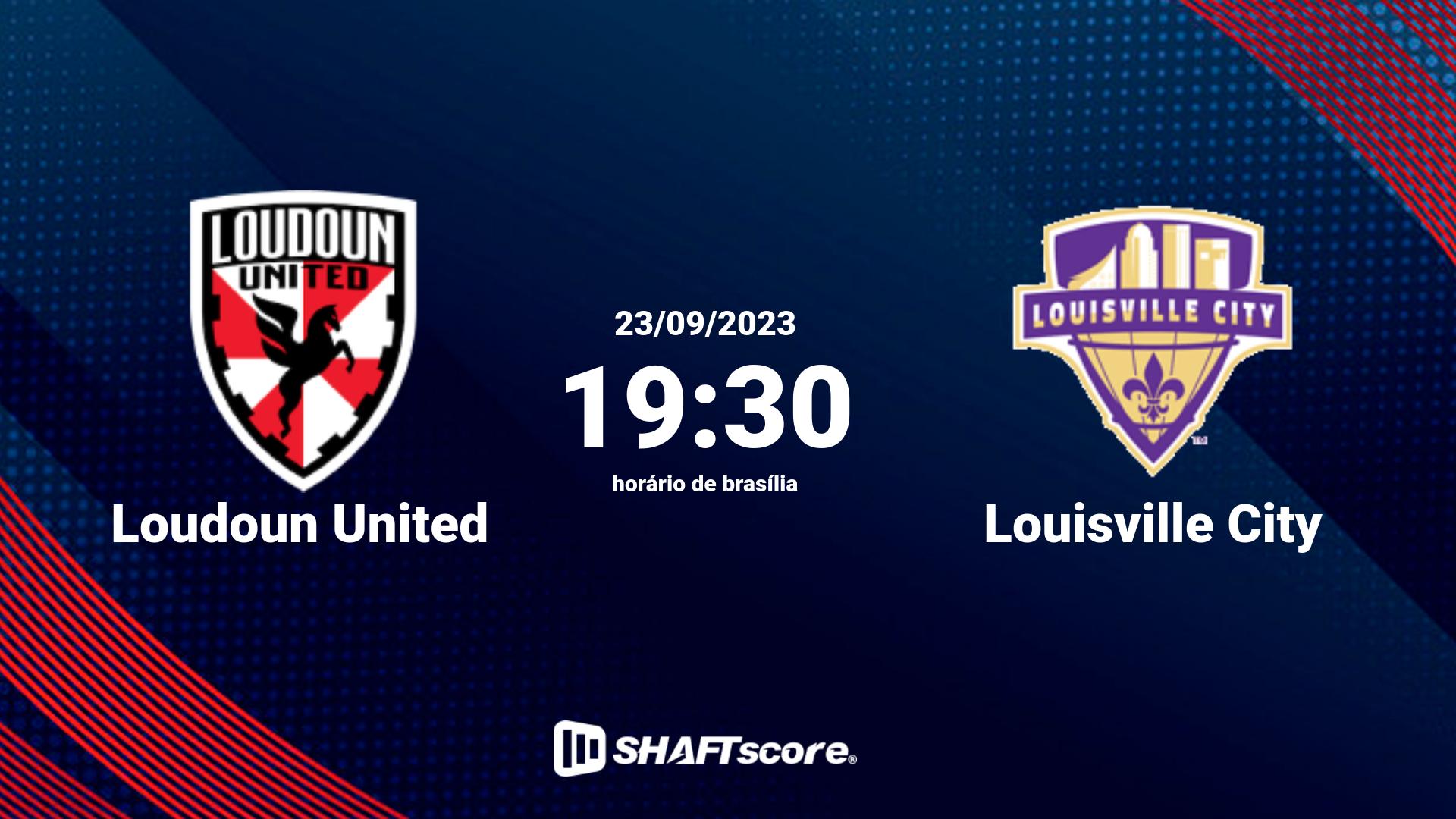 Estatísticas do jogo Loudoun United vs Louisville City 23.09 19:30