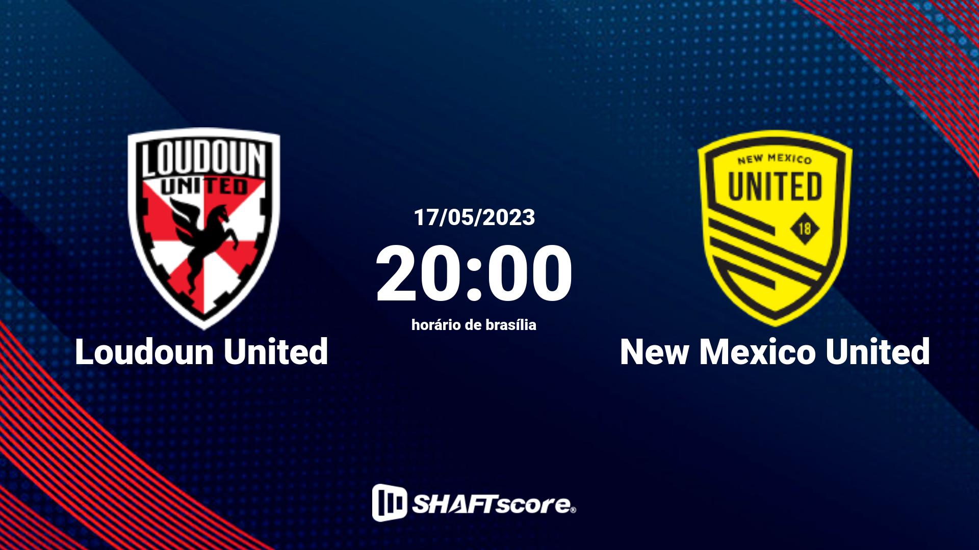 Estatísticas do jogo Loudoun United vs New Mexico United 17.05 20:00