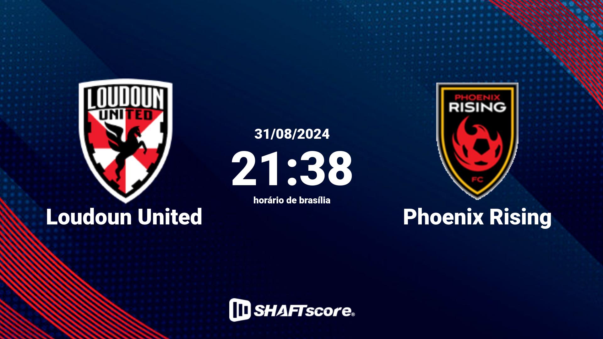 Estatísticas do jogo Loudoun United vs Phoenix Rising 31.08 21:38