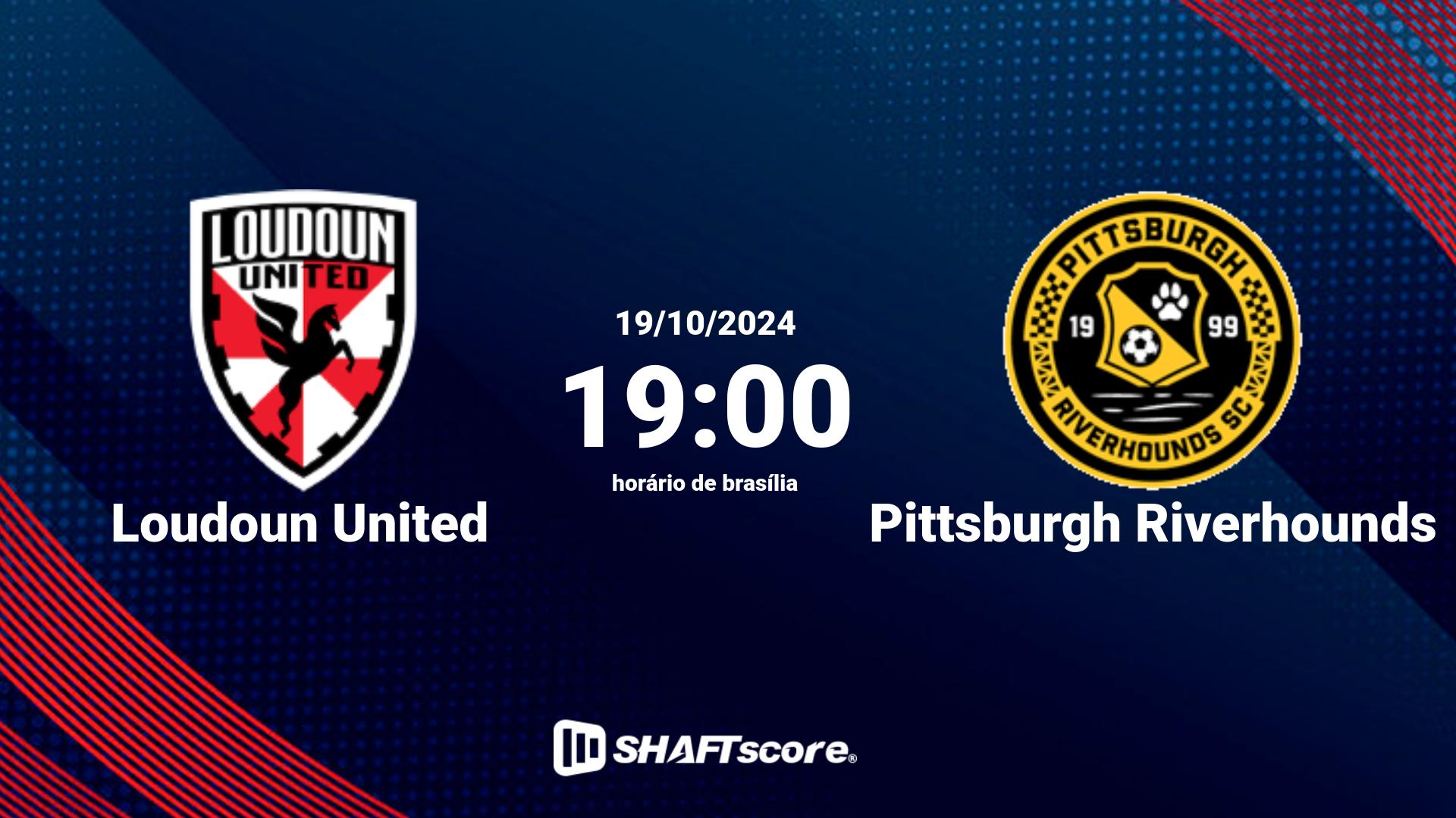 Estatísticas do jogo Loudoun United vs Pittsburgh Riverhounds 19.10 19:00