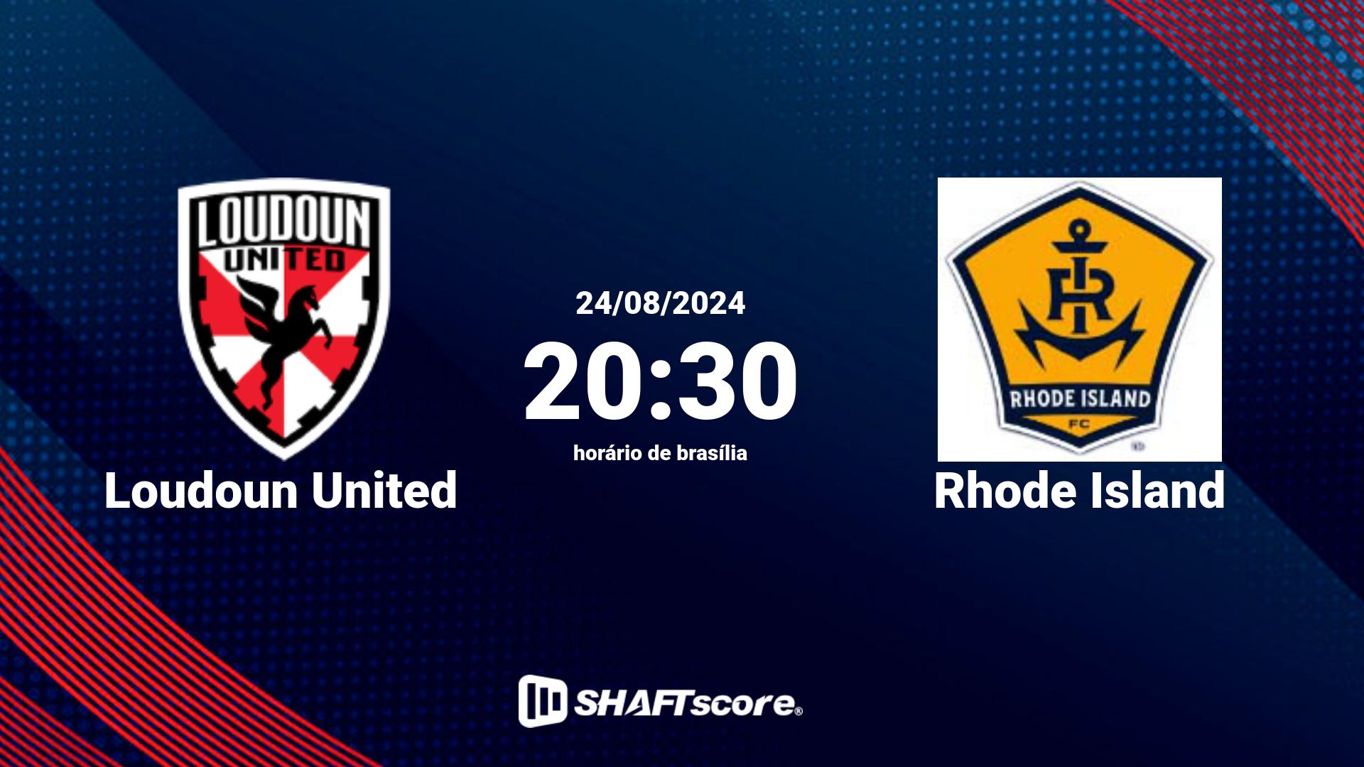 Estatísticas do jogo Loudoun United vs Rhode Island 24.08 20:30