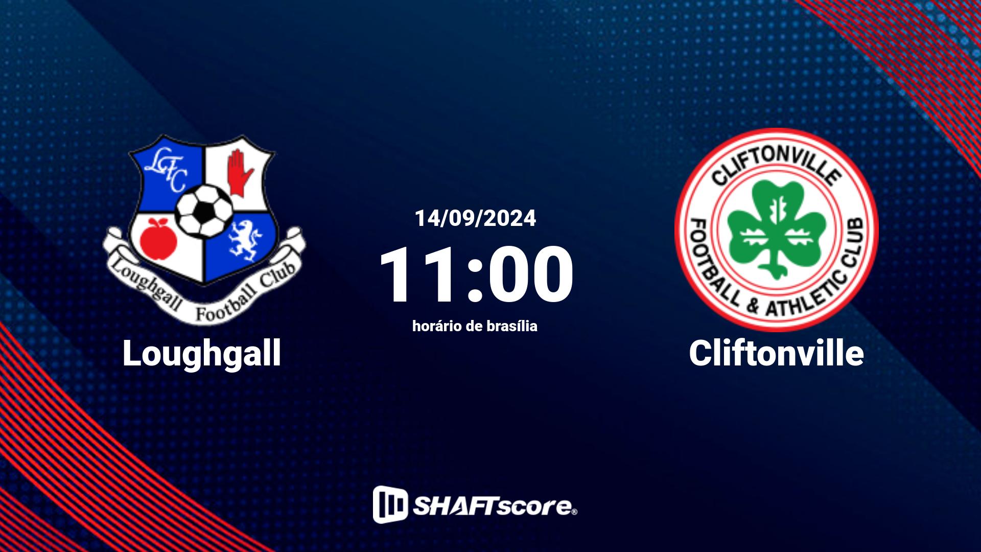 Estatísticas do jogo Loughgall vs Cliftonville 14.09 11:00