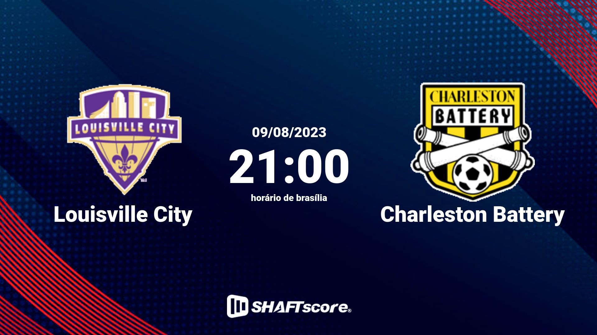 Estatísticas do jogo Louisville City vs Charleston Battery 09.08 21:00