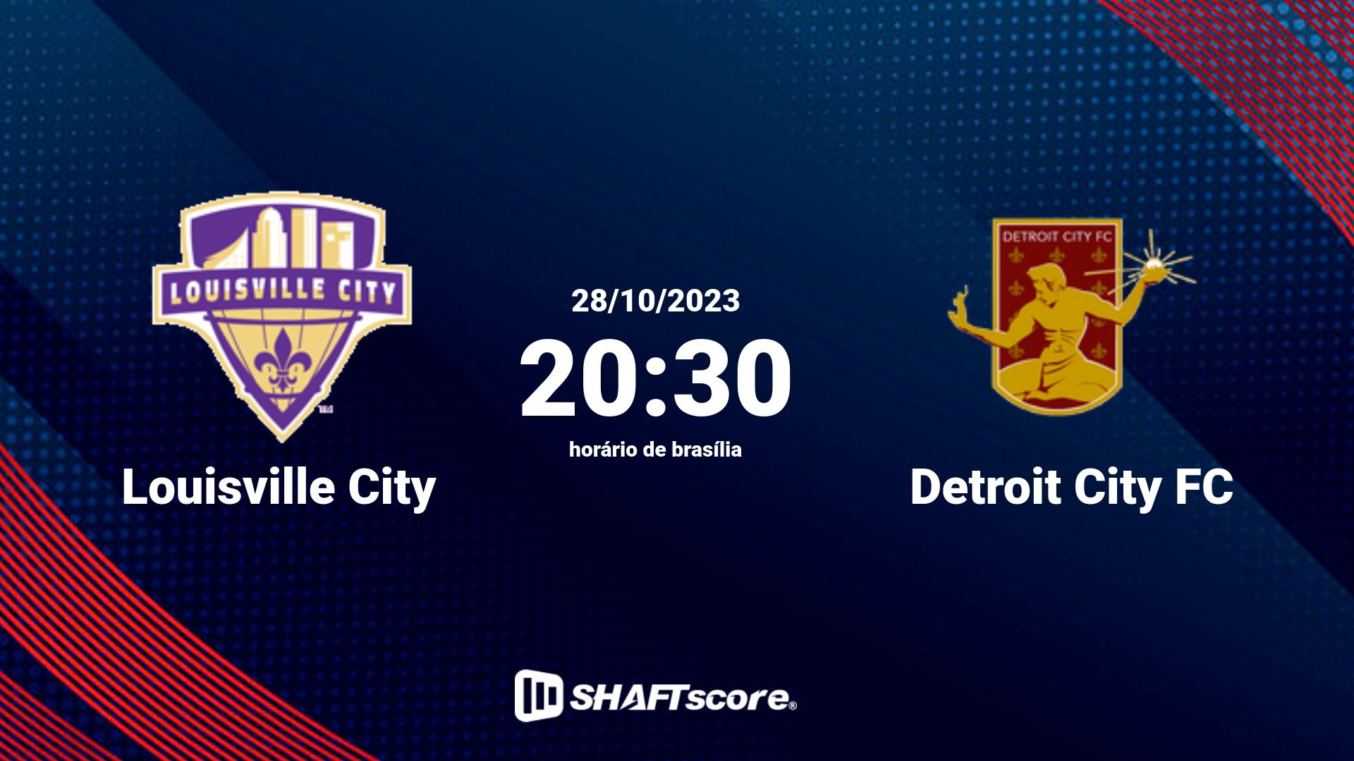 Estatísticas do jogo Louisville City vs Detroit City FC 28.10 20:30