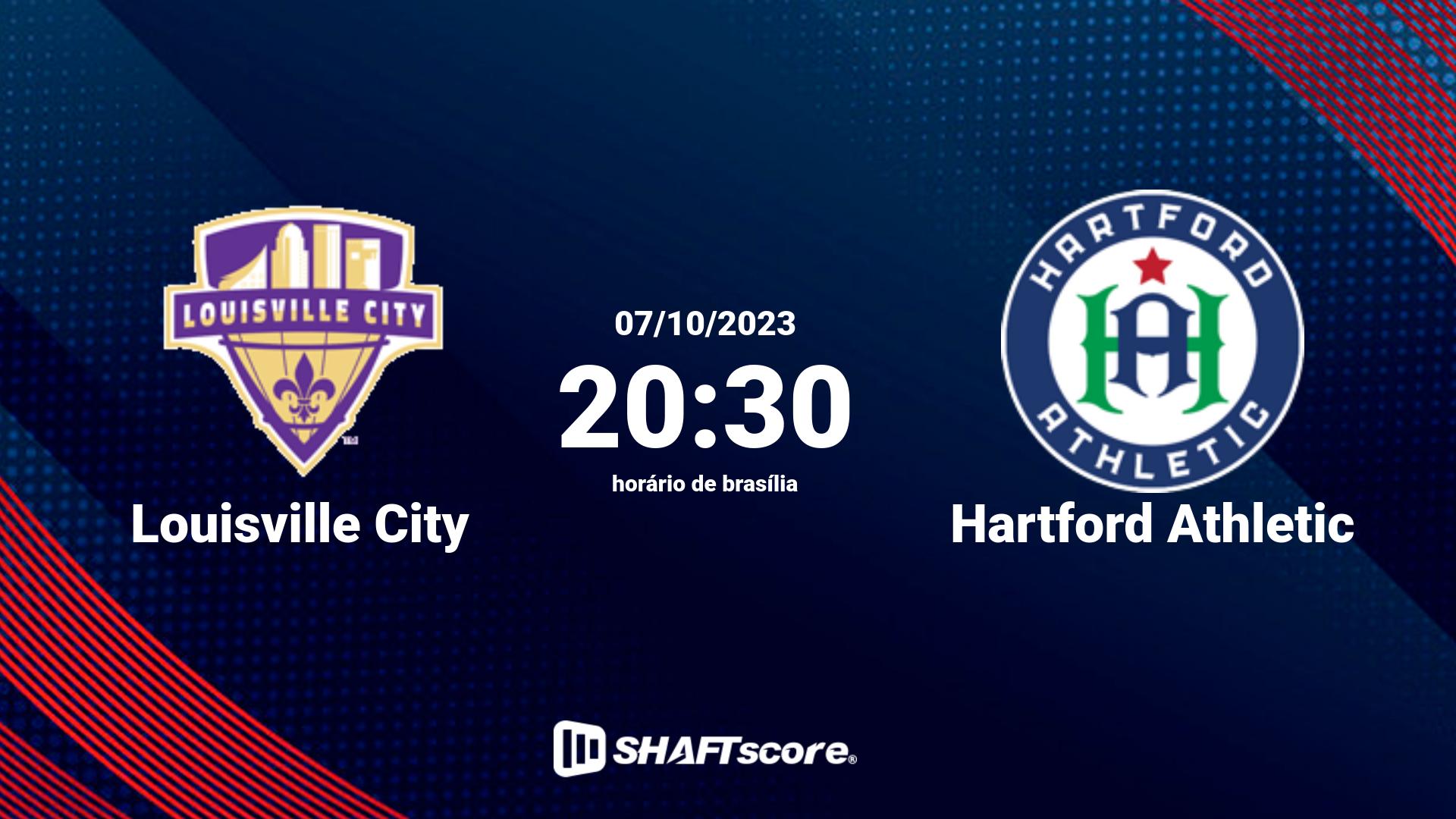 Estatísticas do jogo Louisville City vs Hartford Athletic 07.10 20:30