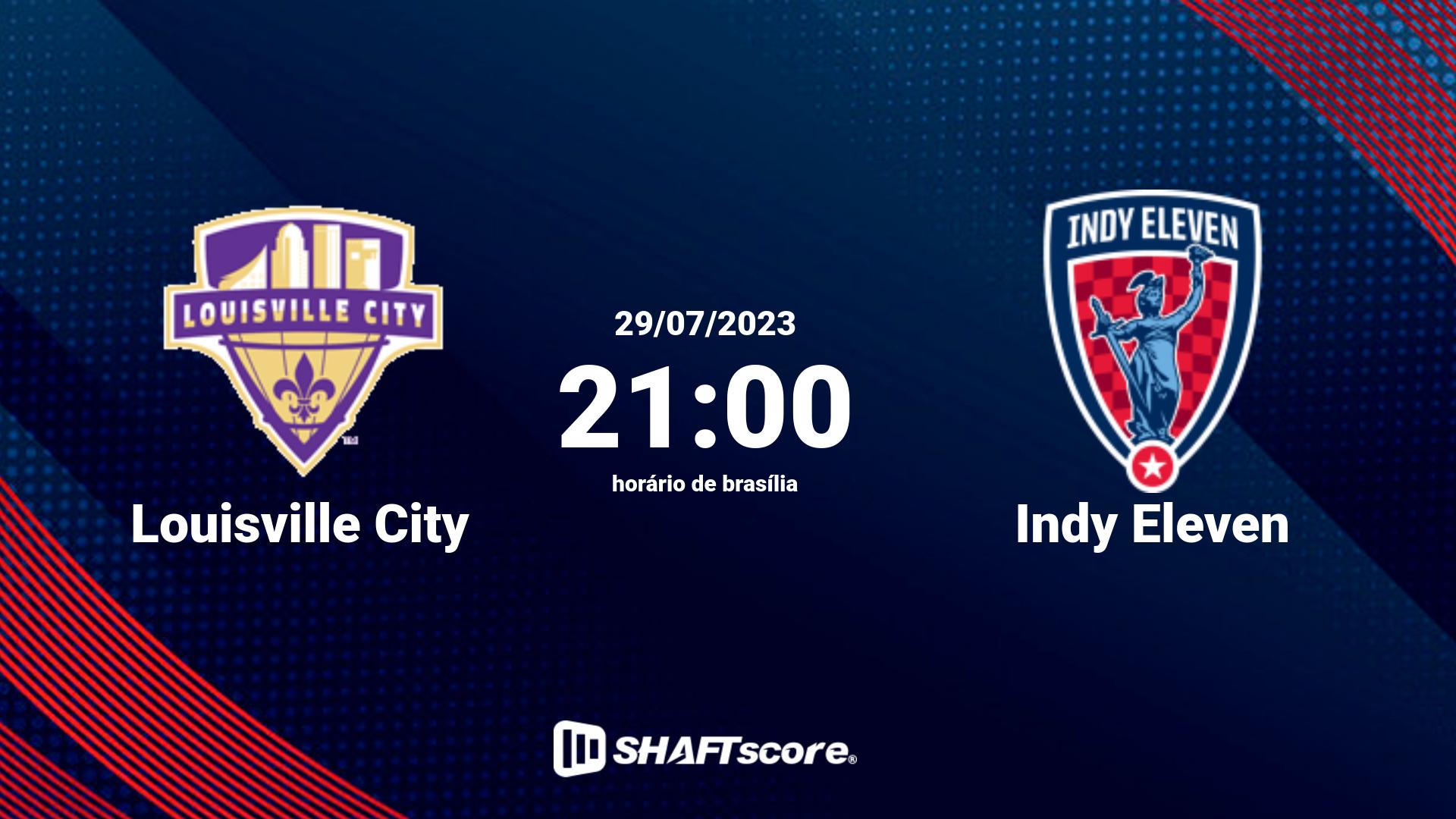 Estatísticas do jogo Louisville City vs Indy Eleven 29.07 21:00