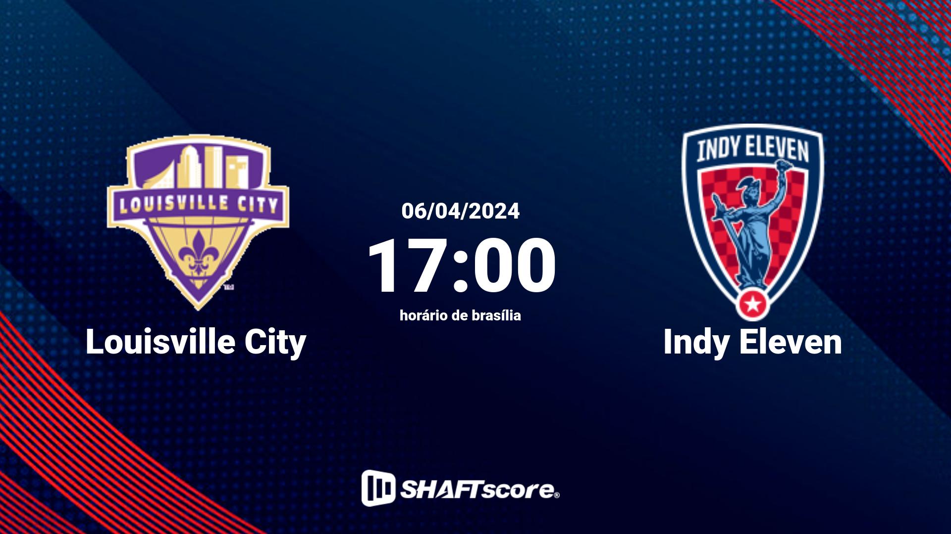 Estatísticas do jogo Louisville City vs Indy Eleven 06.04 17:00