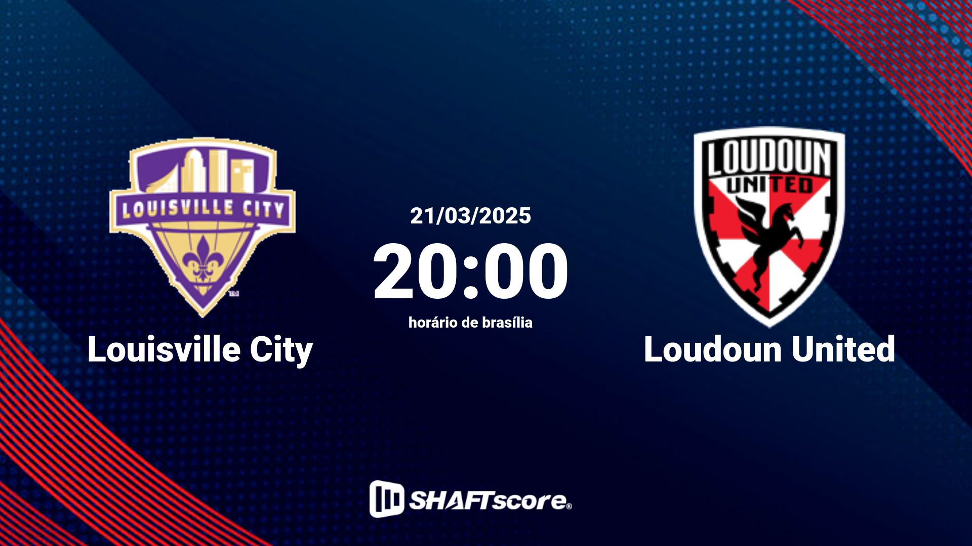 Estatísticas do jogo Louisville City vs Loudoun United 21.03 20:00