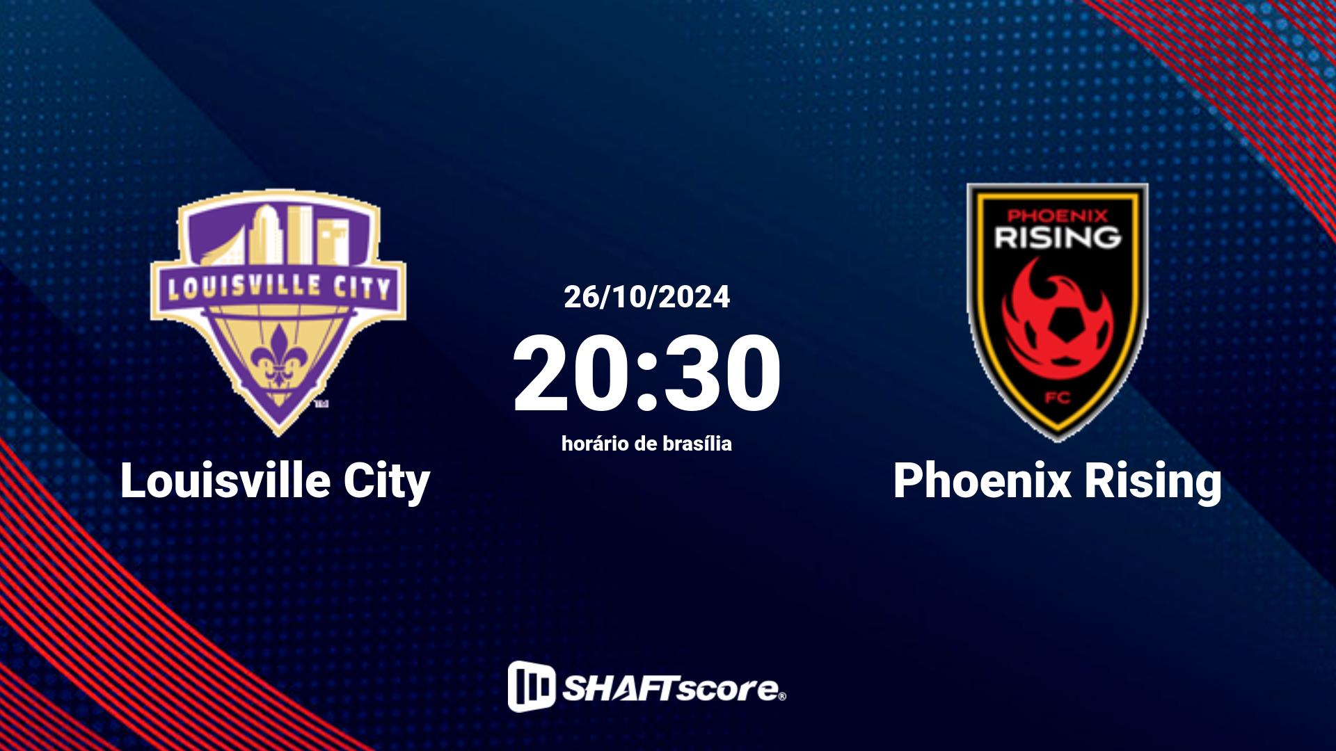 Estatísticas do jogo Louisville City vs Phoenix Rising 26.10 20:30