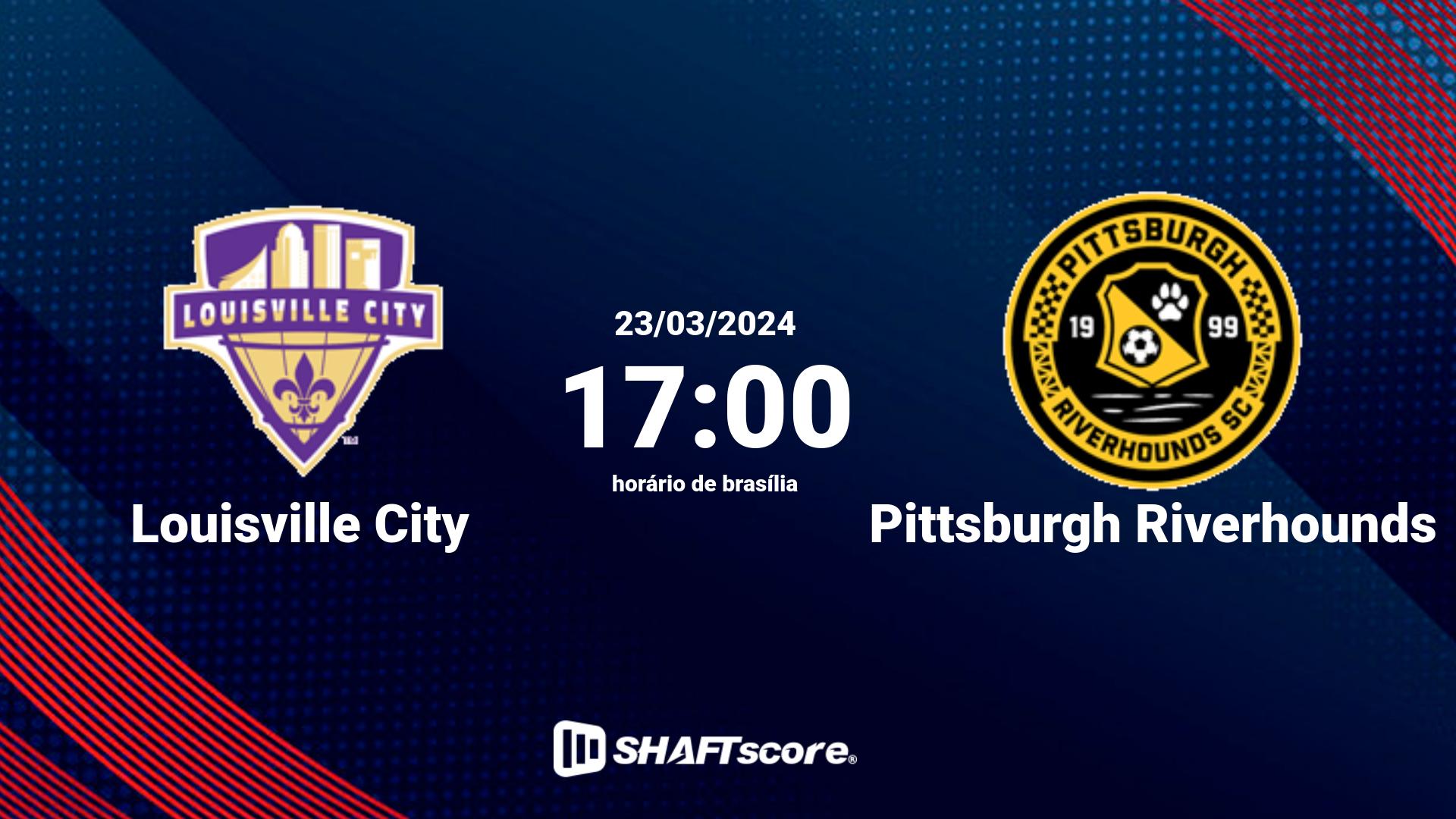 Estatísticas do jogo Louisville City vs Pittsburgh Riverhounds 23.03 17:00