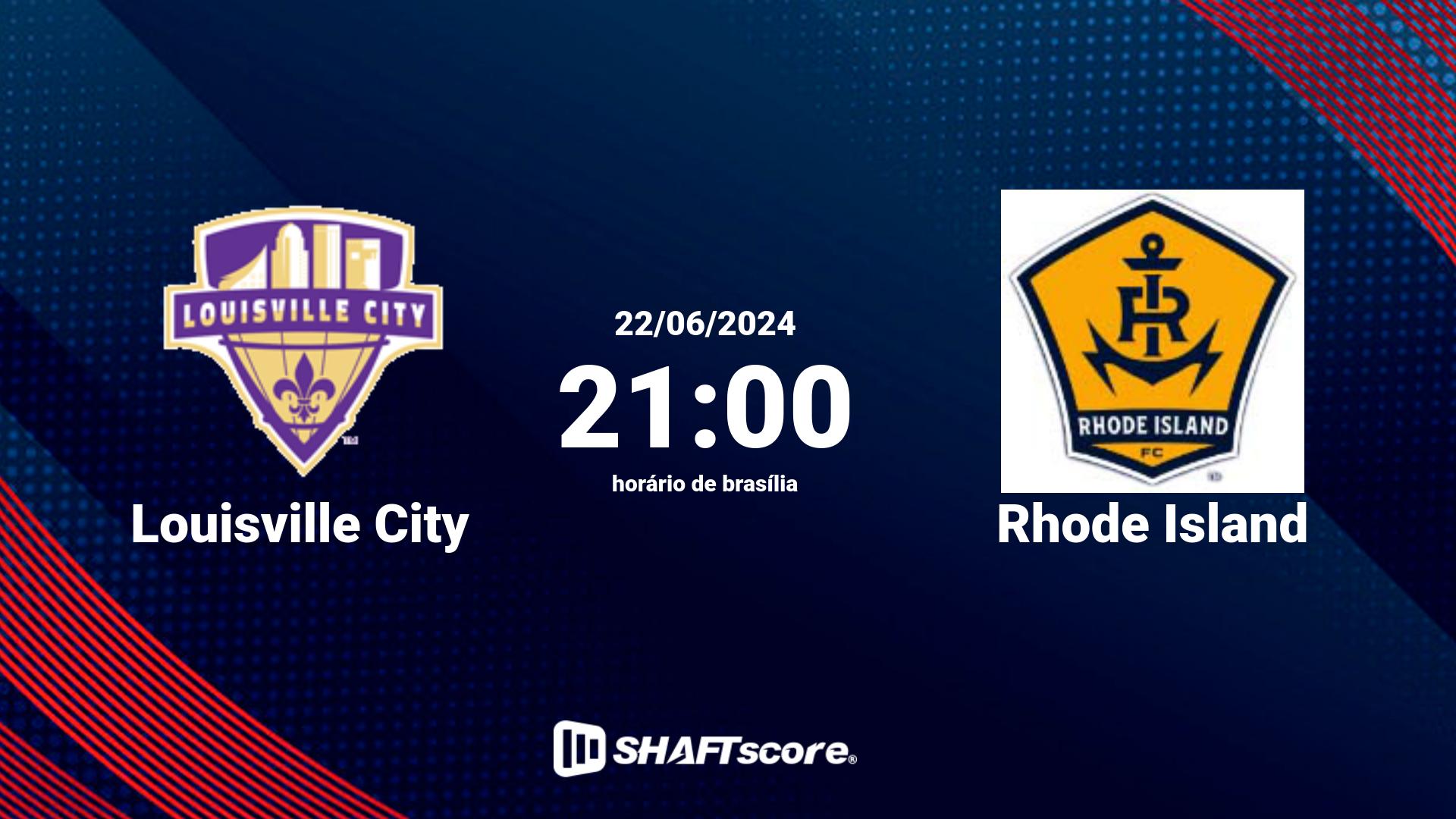 Estatísticas do jogo Louisville City vs Rhode Island 22.06 21:00