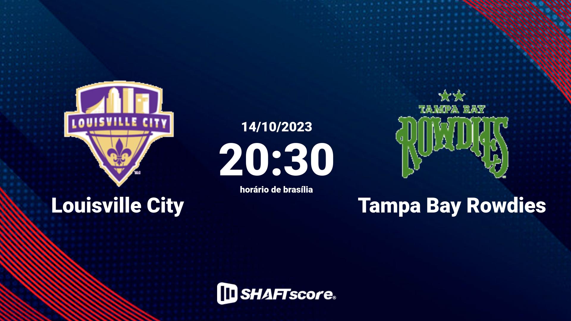 Estatísticas do jogo Louisville City vs Tampa Bay Rowdies 14.10 20:30