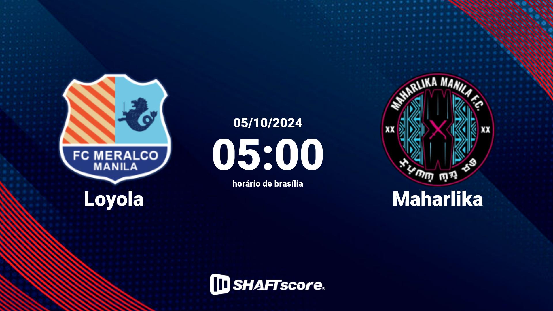 Estatísticas do jogo Loyola vs Maharlika 05.10 05:00