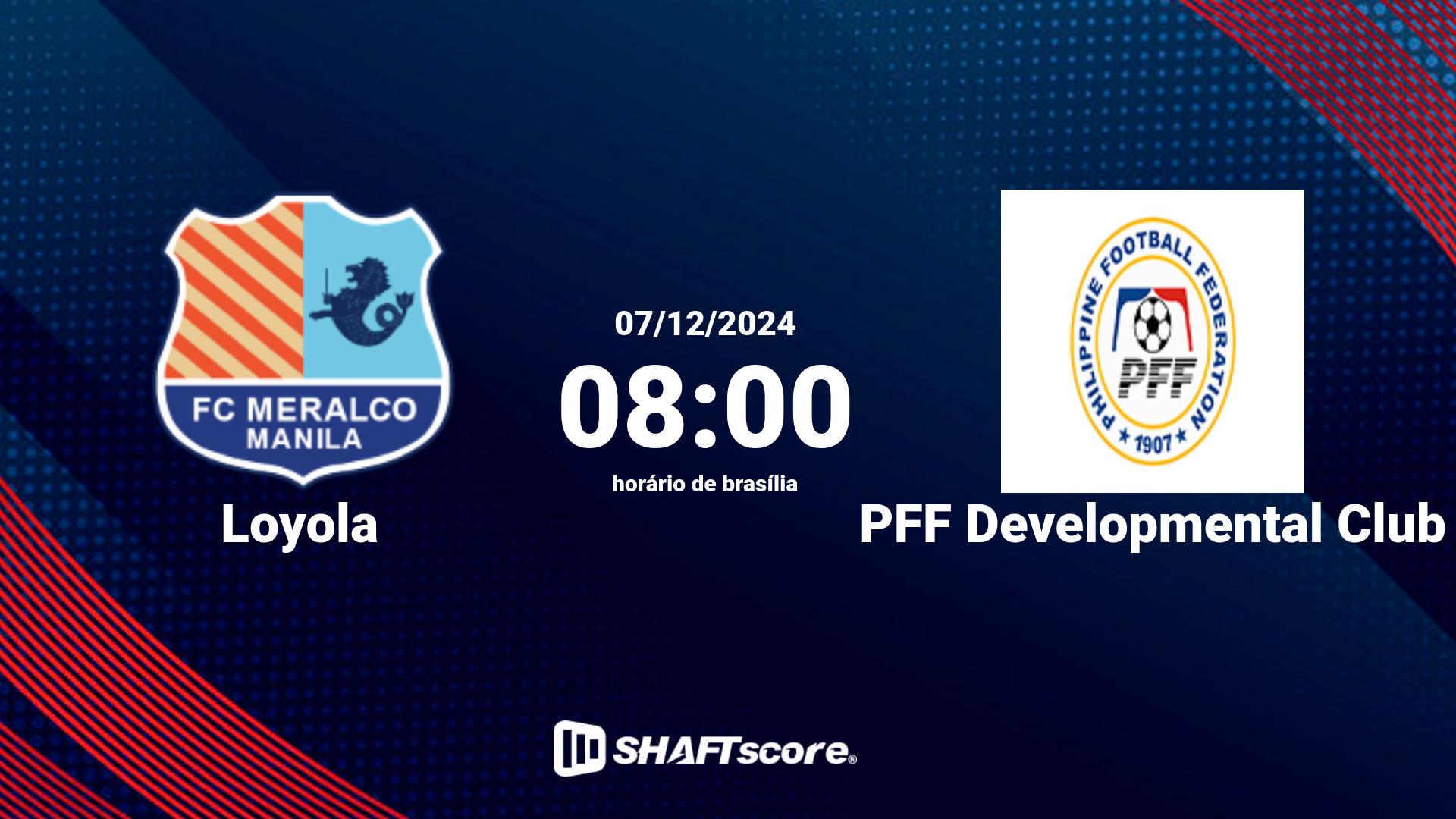 Estatísticas do jogo Loyola vs PFF Developmental Club 07.12 08:00