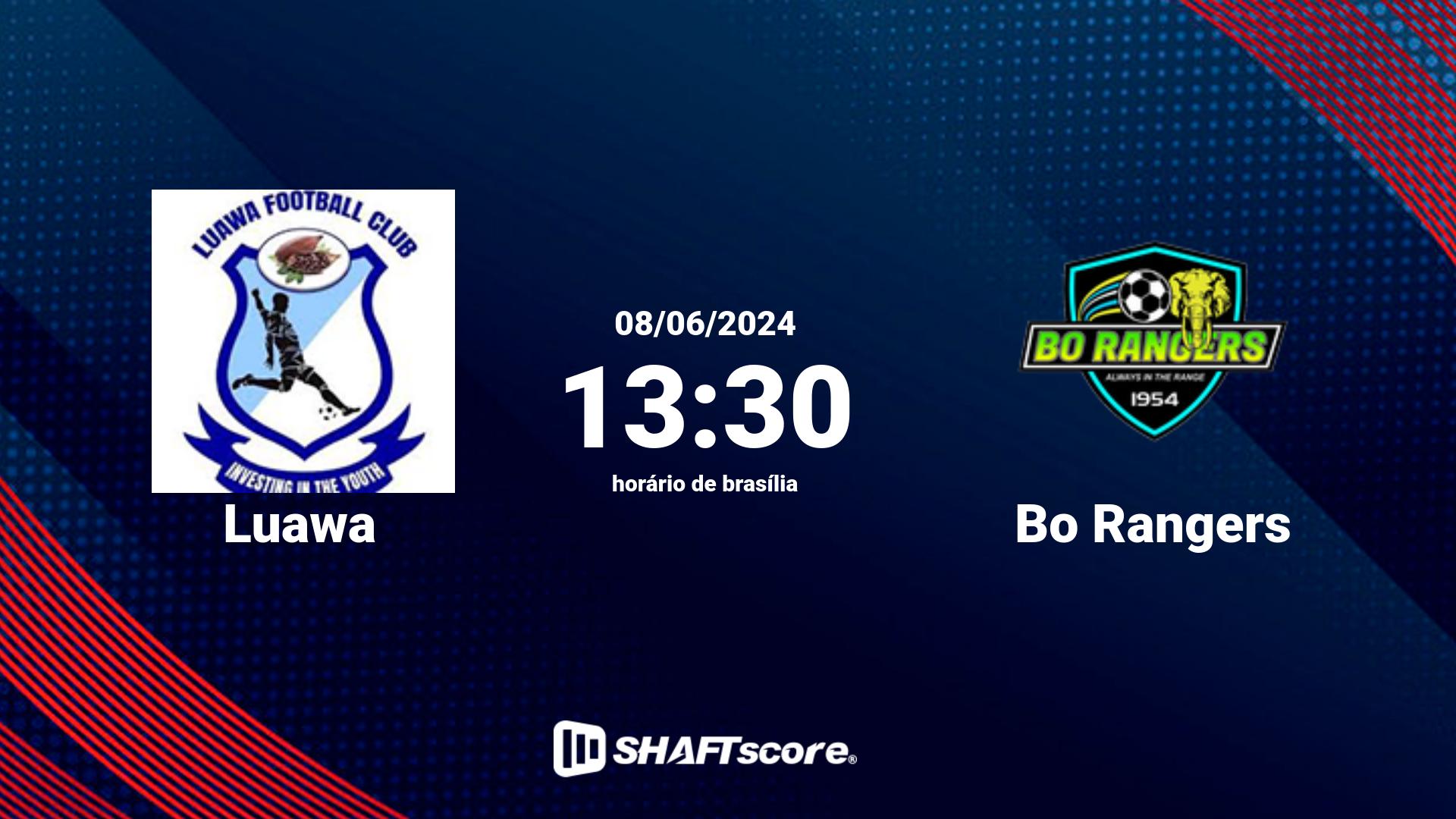 Estatísticas do jogo Luawa vs Bo Rangers 08.06 13:30