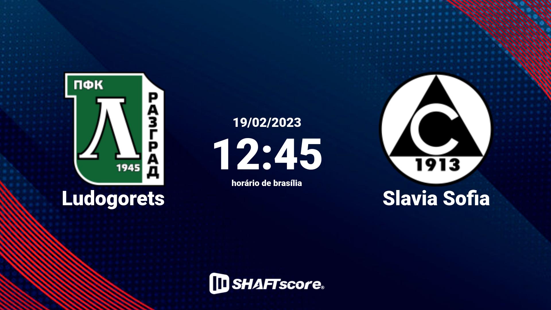 Estatísticas do jogo Ludogorets vs Slavia Sofia 19.02 12:45