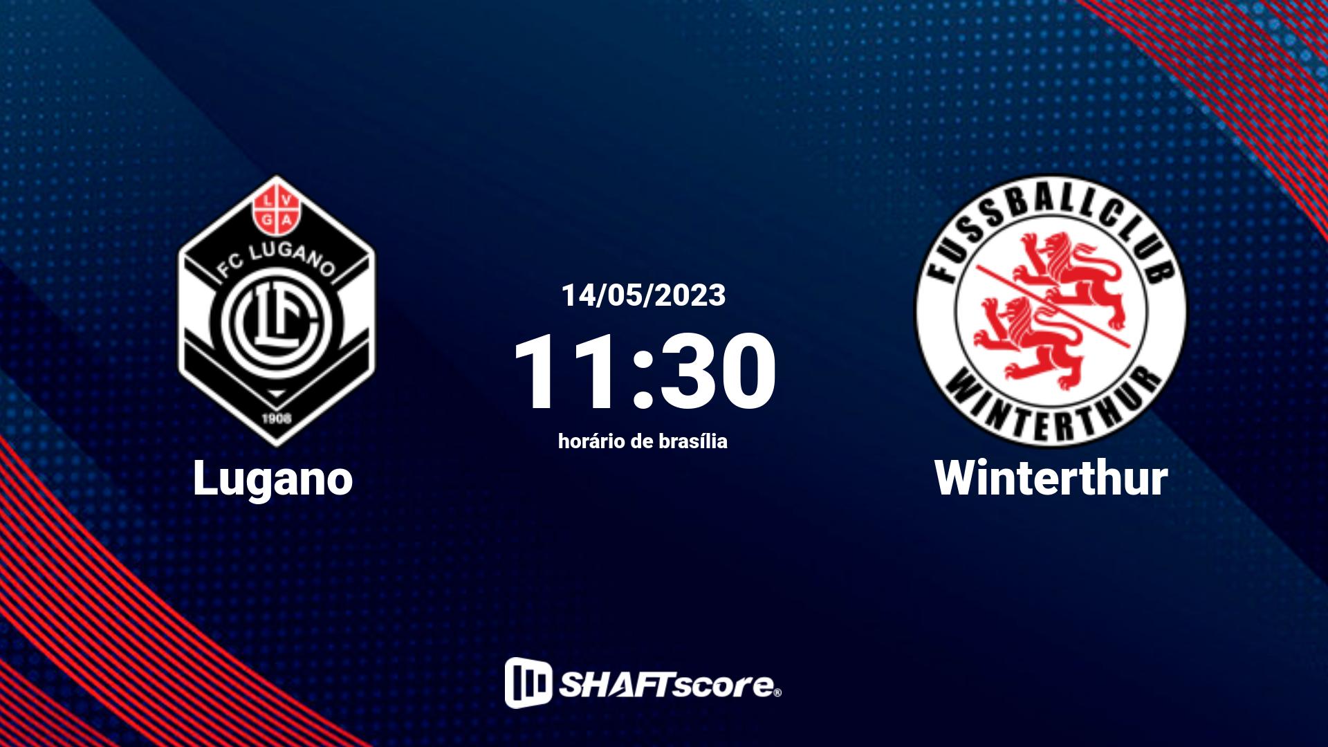 Estatísticas do jogo Lugano vs Winterthur 14.05 11:30