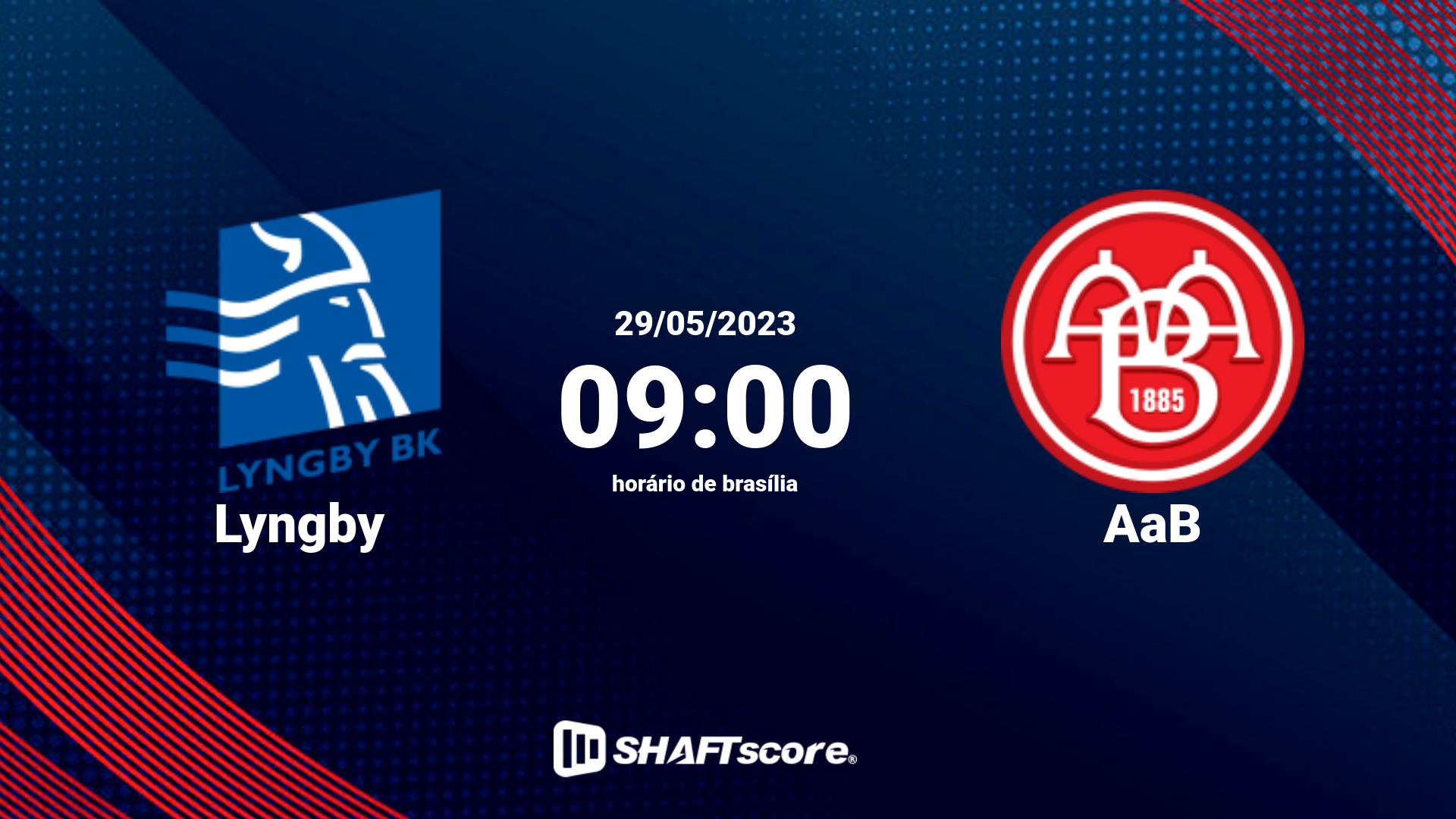 Estatísticas do jogo Lyngby vs AaB 29.05 09:00