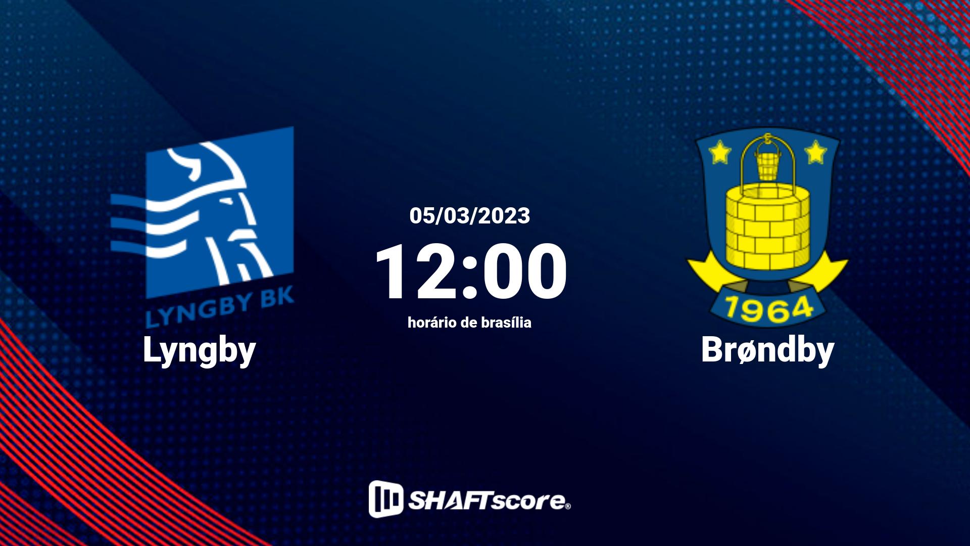 Estatísticas do jogo Lyngby vs Brøndby 05.03 12:00