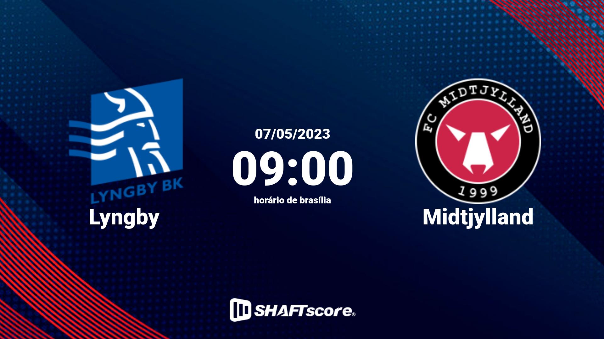 Estatísticas do jogo Lyngby vs Midtjylland 07.05 09:00