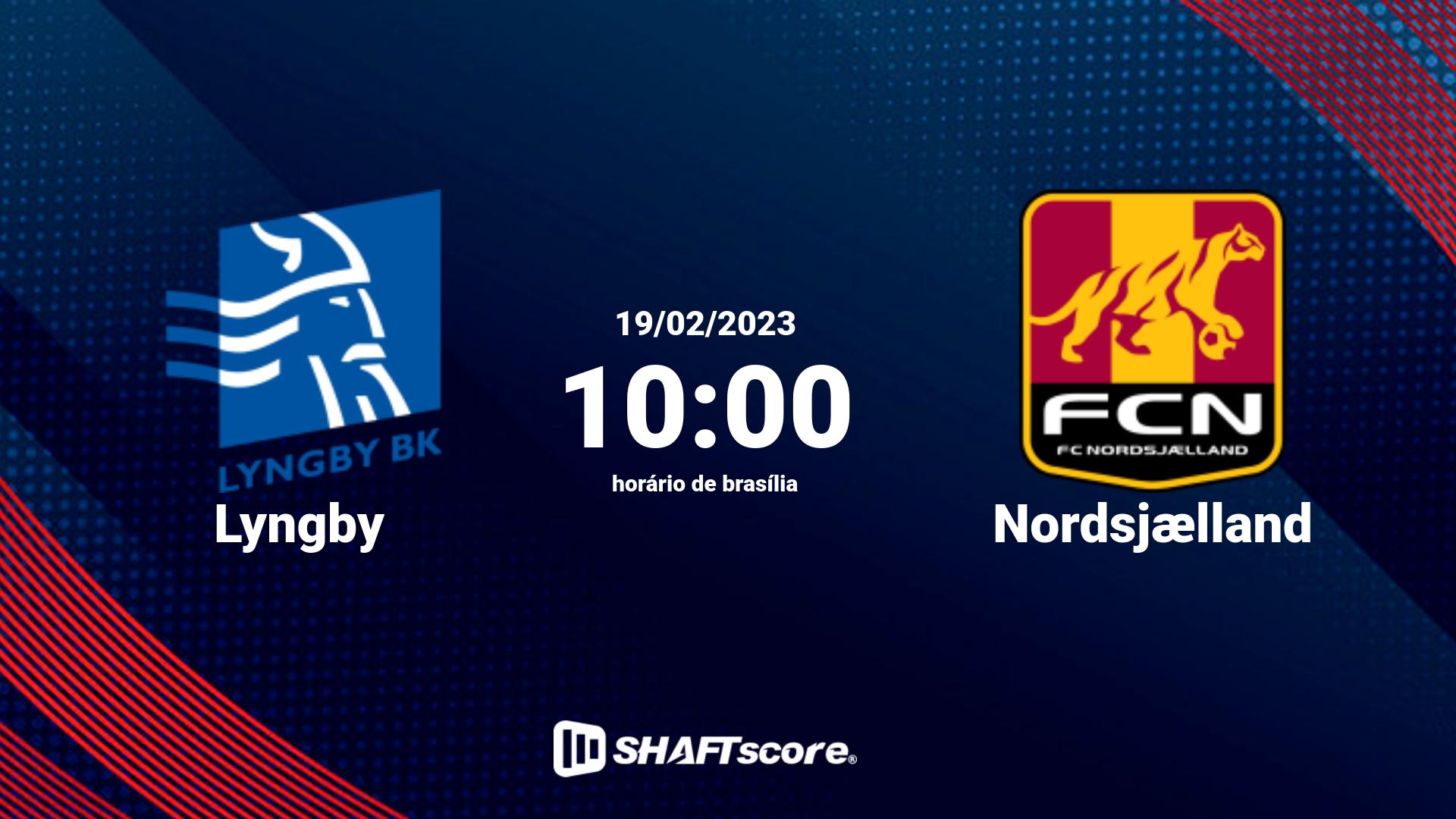 Estatísticas do jogo Lyngby vs Nordsjælland 19.02 10:00