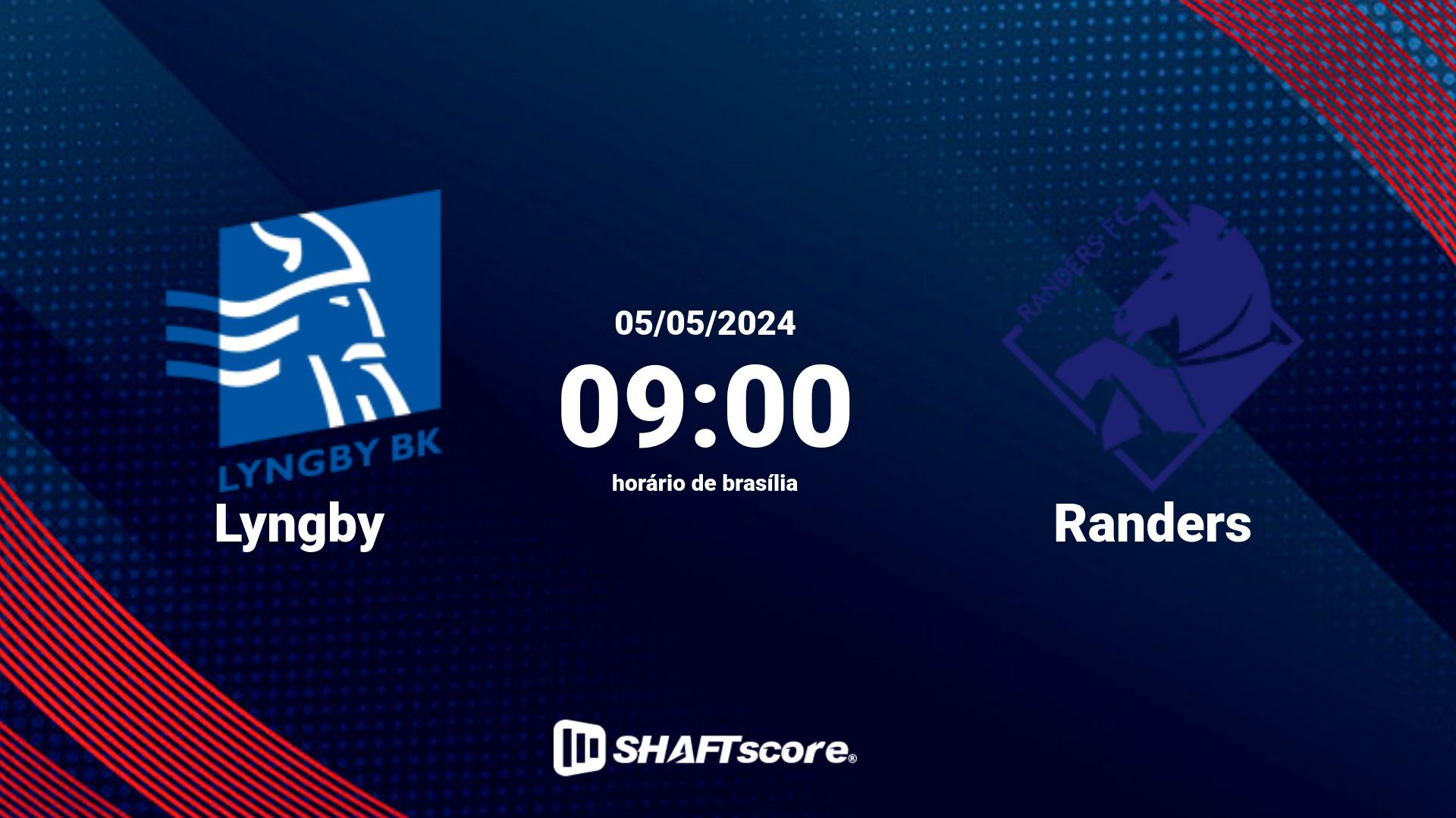 Estatísticas do jogo Lyngby vs Randers 05.05 09:00