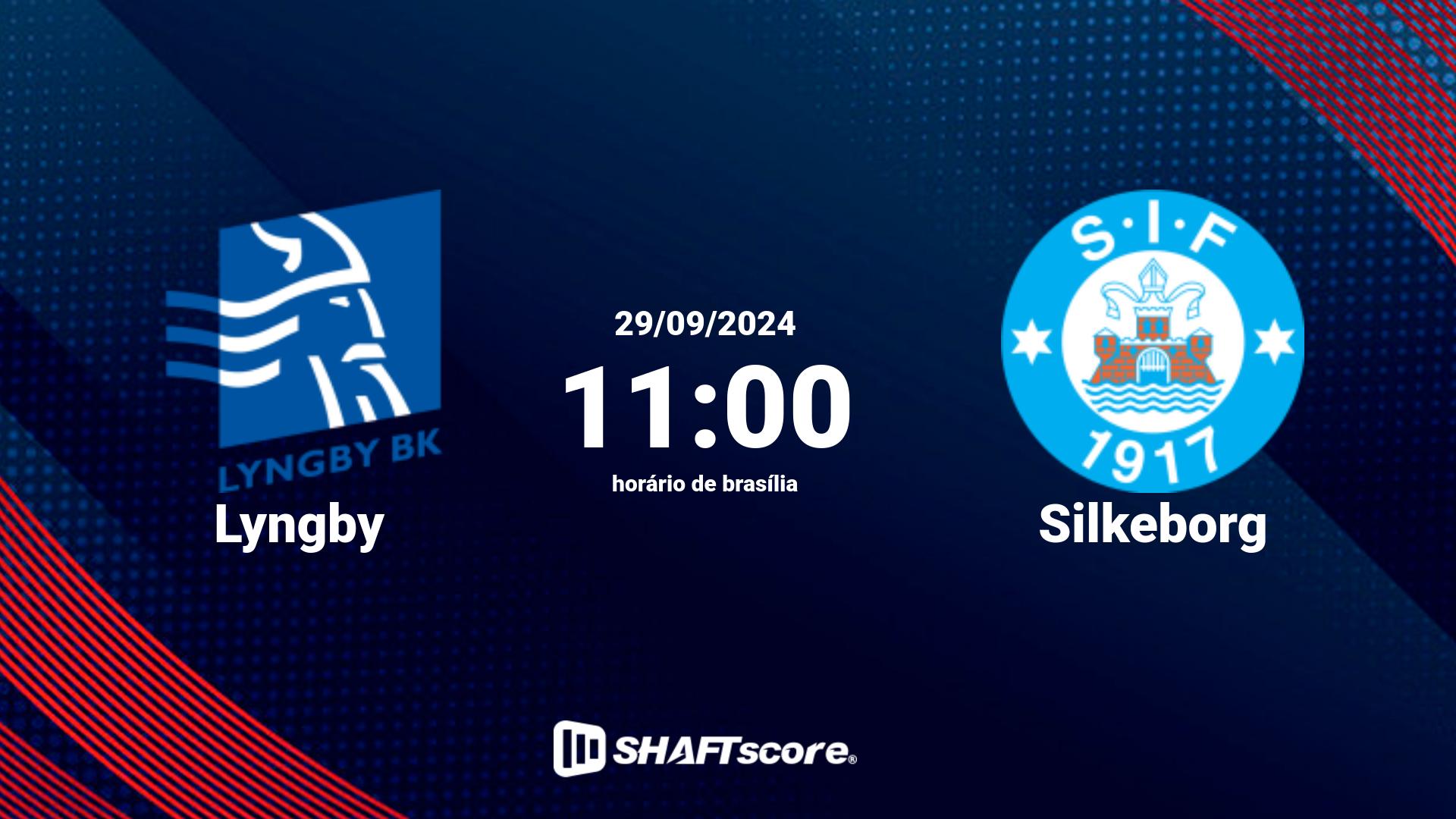 Estatísticas do jogo Lyngby vs Silkeborg 29.09 11:00