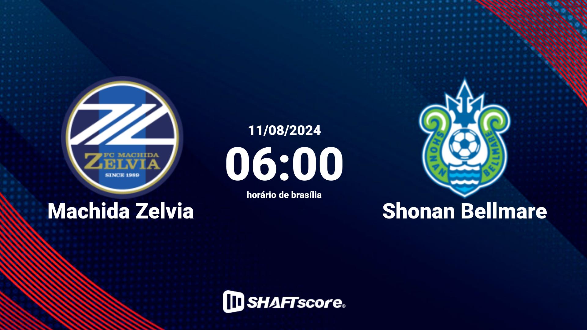 Estatísticas do jogo Machida Zelvia vs Shonan Bellmare 11.08 06:00