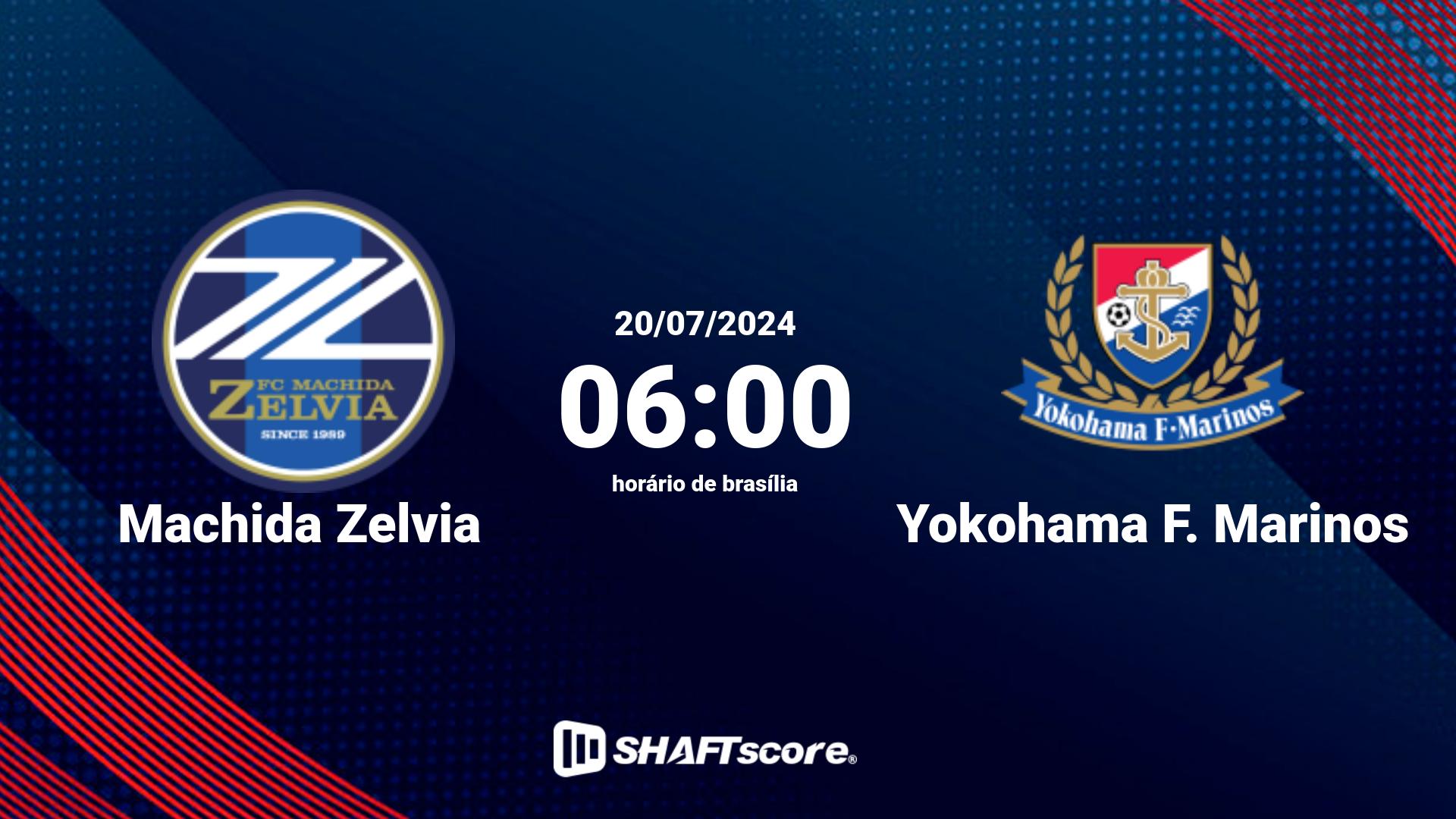 Estatísticas do jogo Machida Zelvia vs Yokohama F. Marinos 20.07 06:00