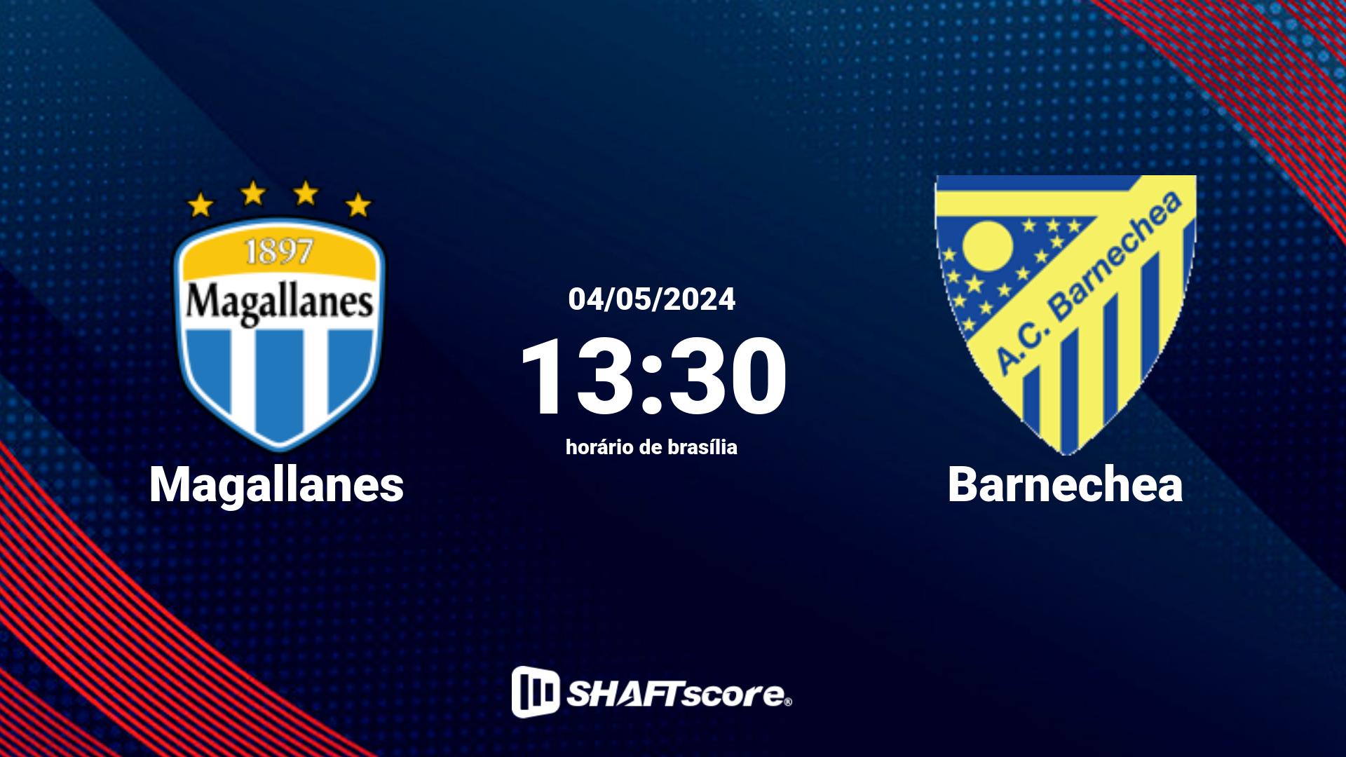 Estatísticas do jogo Magallanes vs Barnechea 04.05 13:30