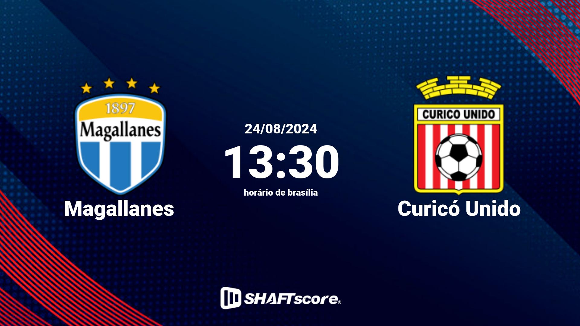 Estatísticas do jogo Magallanes vs Curicó Unido 24.08 13:30