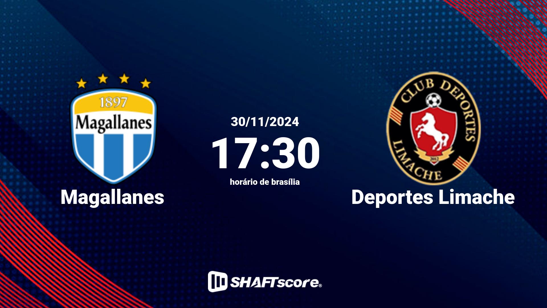 Estatísticas do jogo Magallanes vs Deportes Limache 30.11 17:30