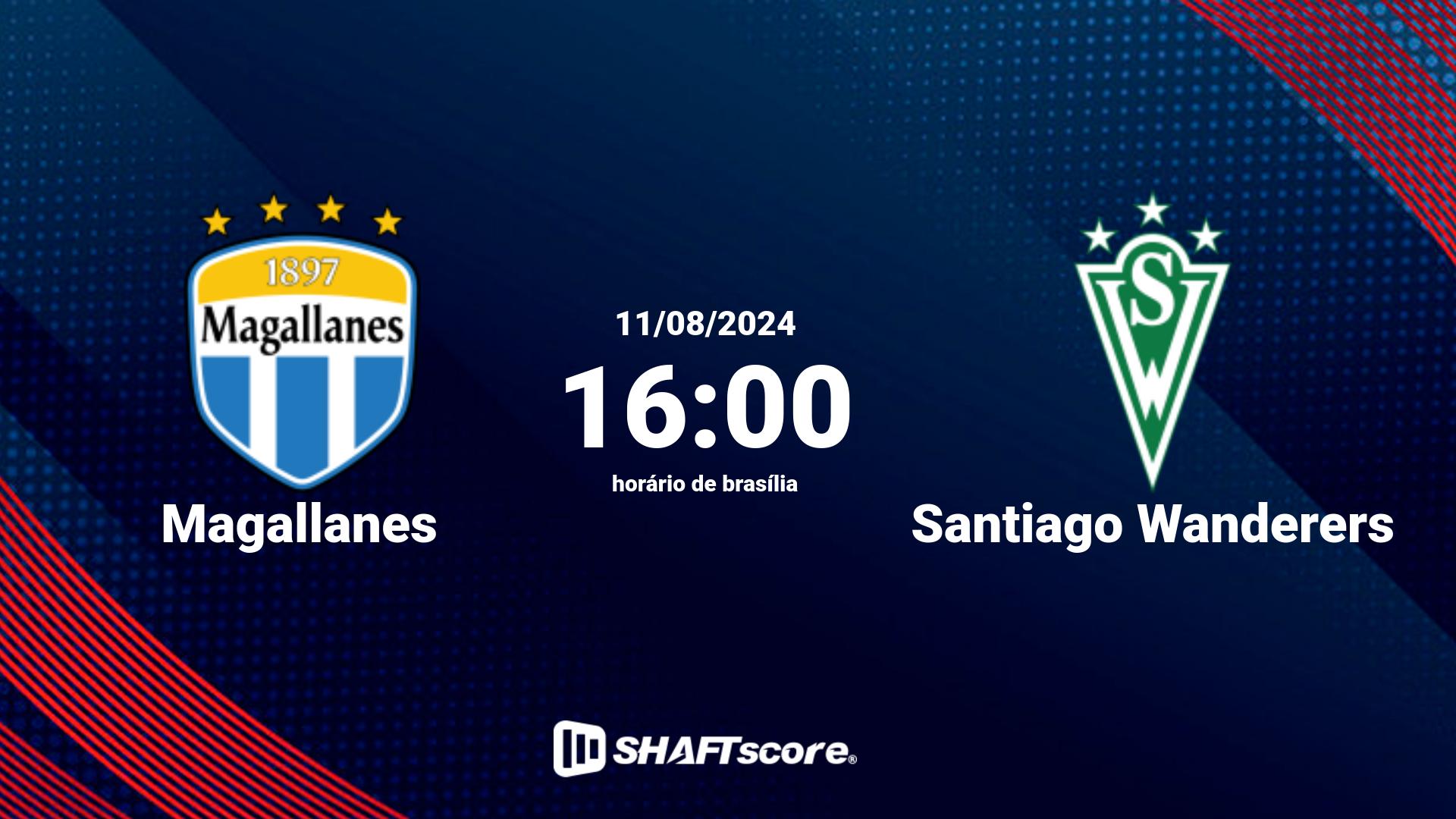 Estatísticas do jogo Magallanes vs Santiago Wanderers 11.08 16:00