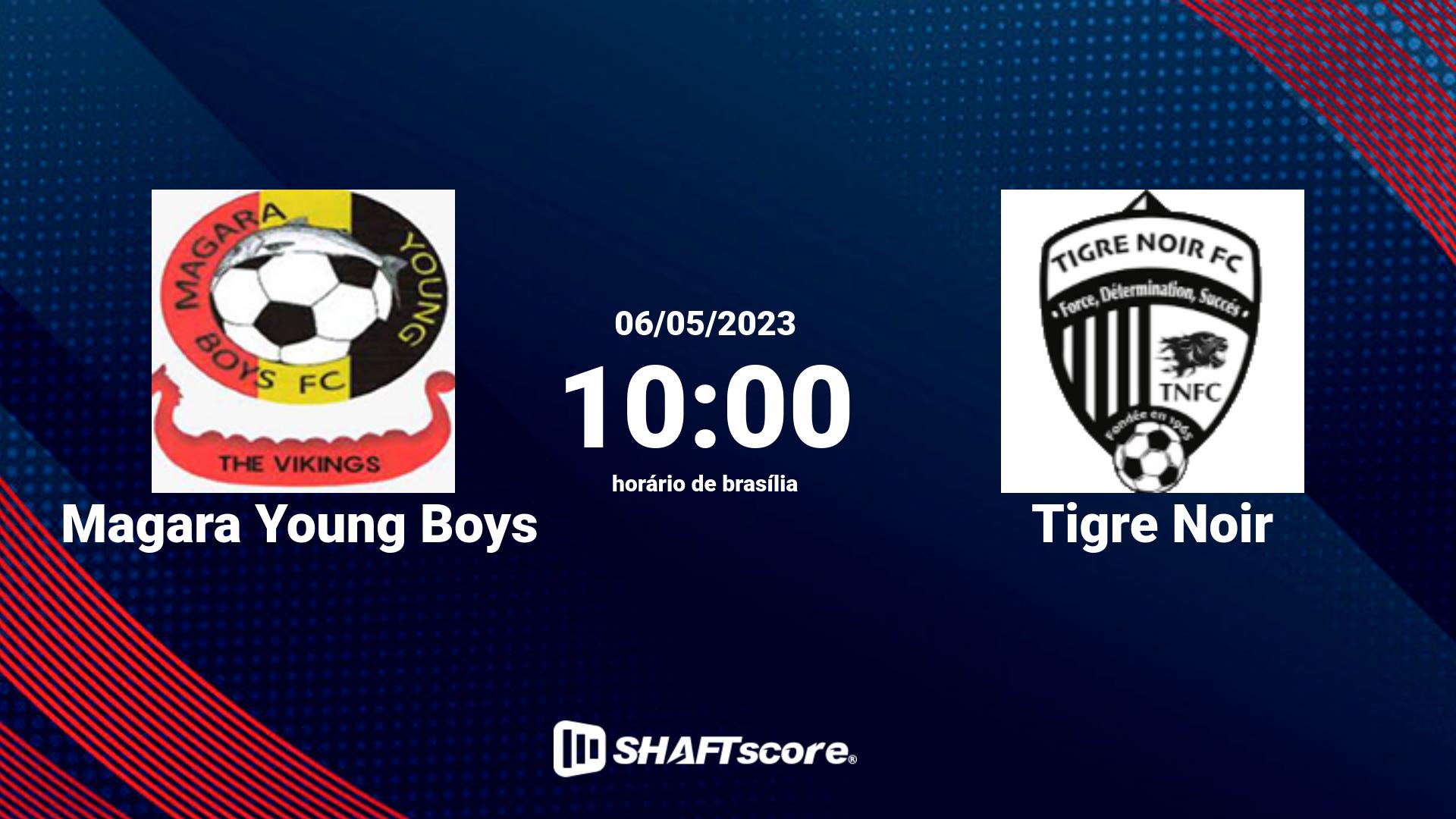 Estatísticas do jogo Magara Young Boys vs Tigre Noir 06.05 10:00