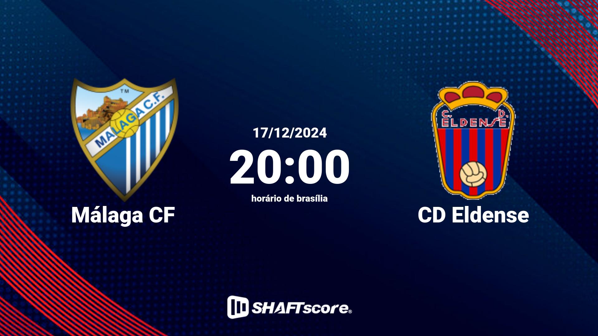 Estatísticas do jogo Málaga CF vs CD Eldense 17.12 20:00