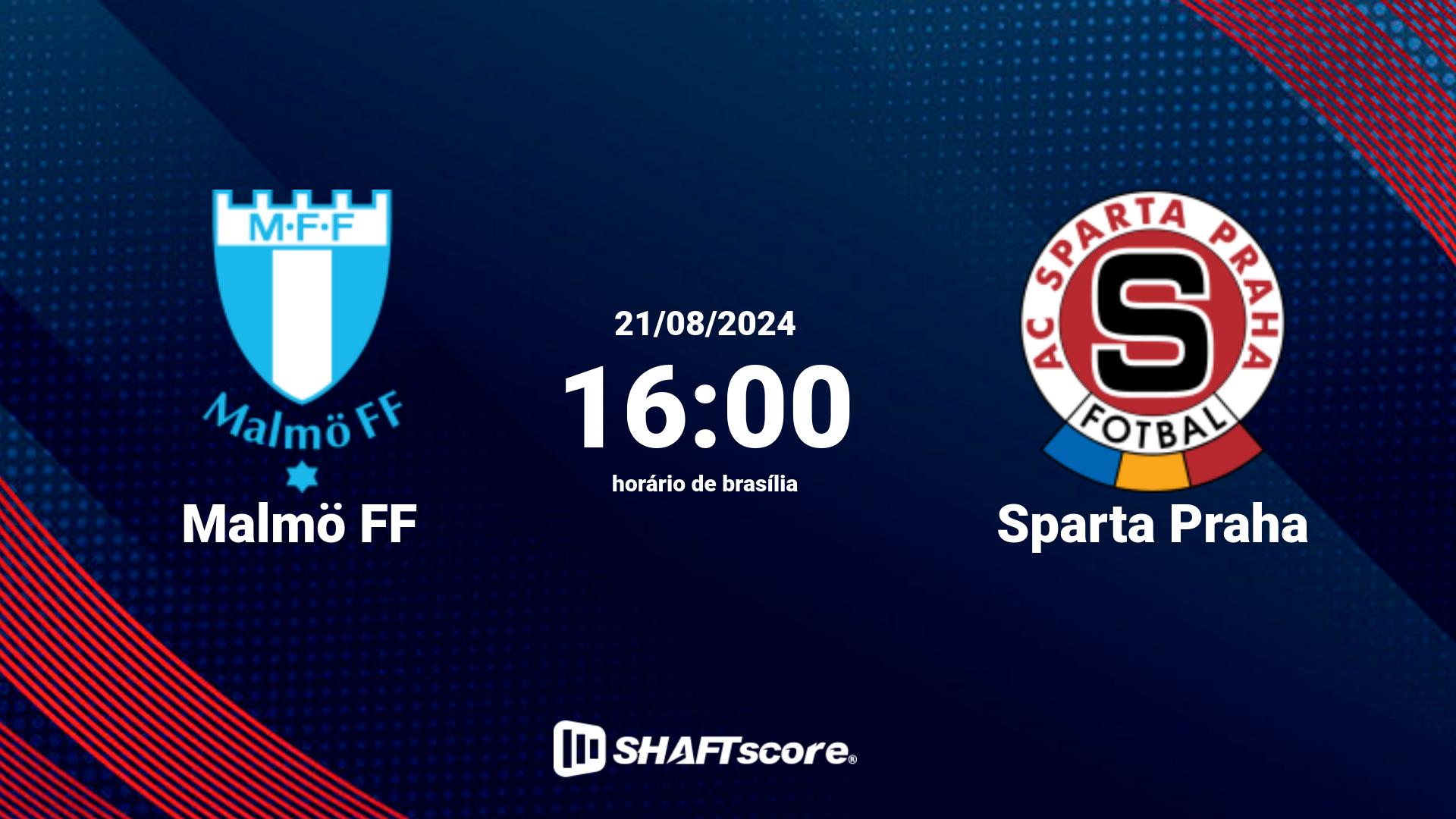 Estatísticas do jogo Malmö FF vs Sparta Praha 21.08 16:00